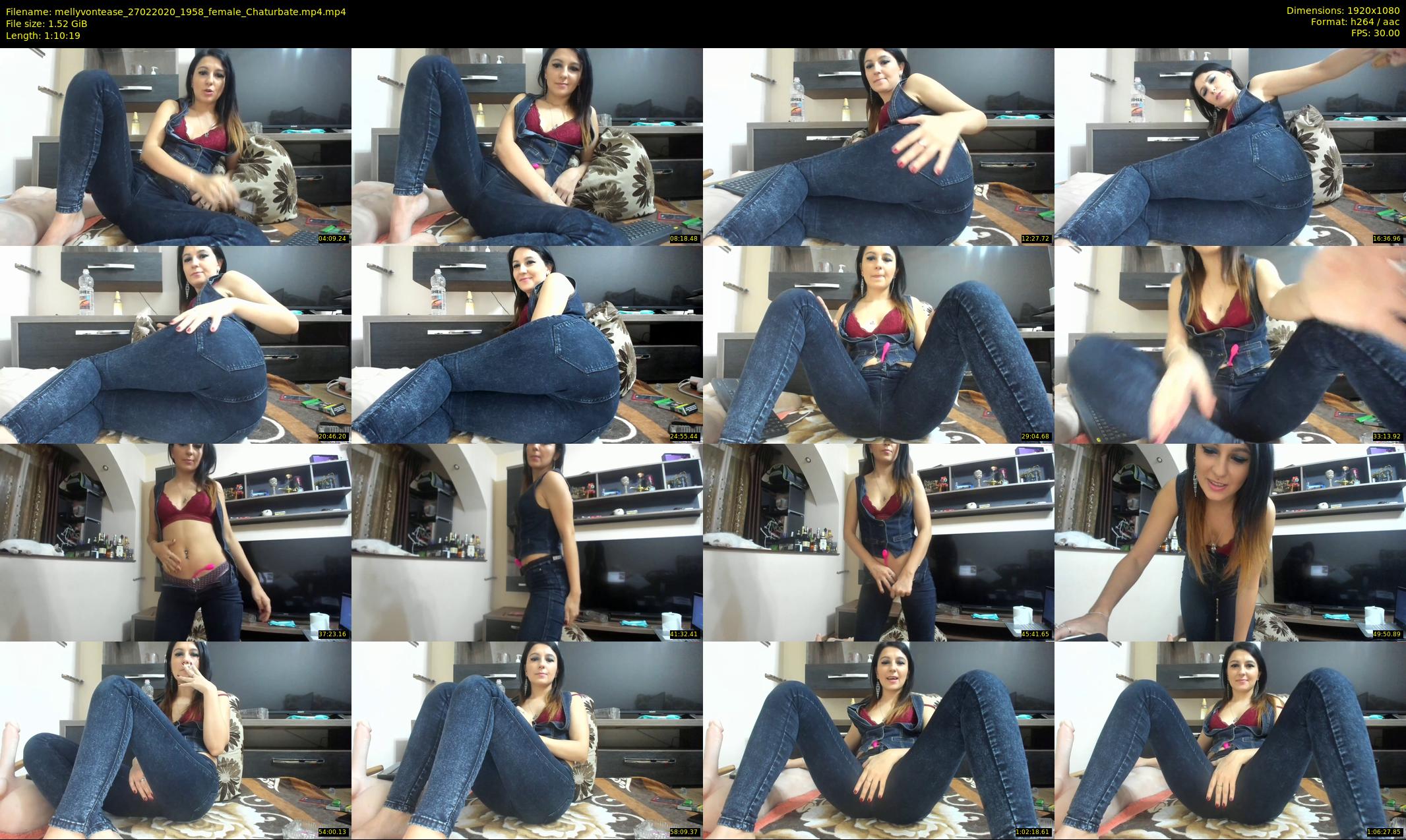 mellyvontease — 71 minute Chaturbate female cam show recording, 1080p, Feb 27, 2020