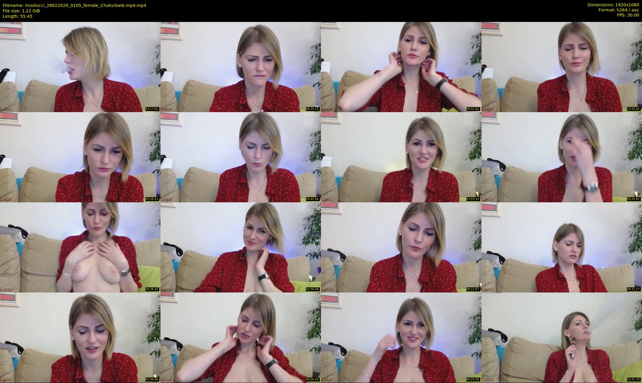misslucci — 56 minute Chaturbate female cam show recording, 1080p, Feb 28, 2020