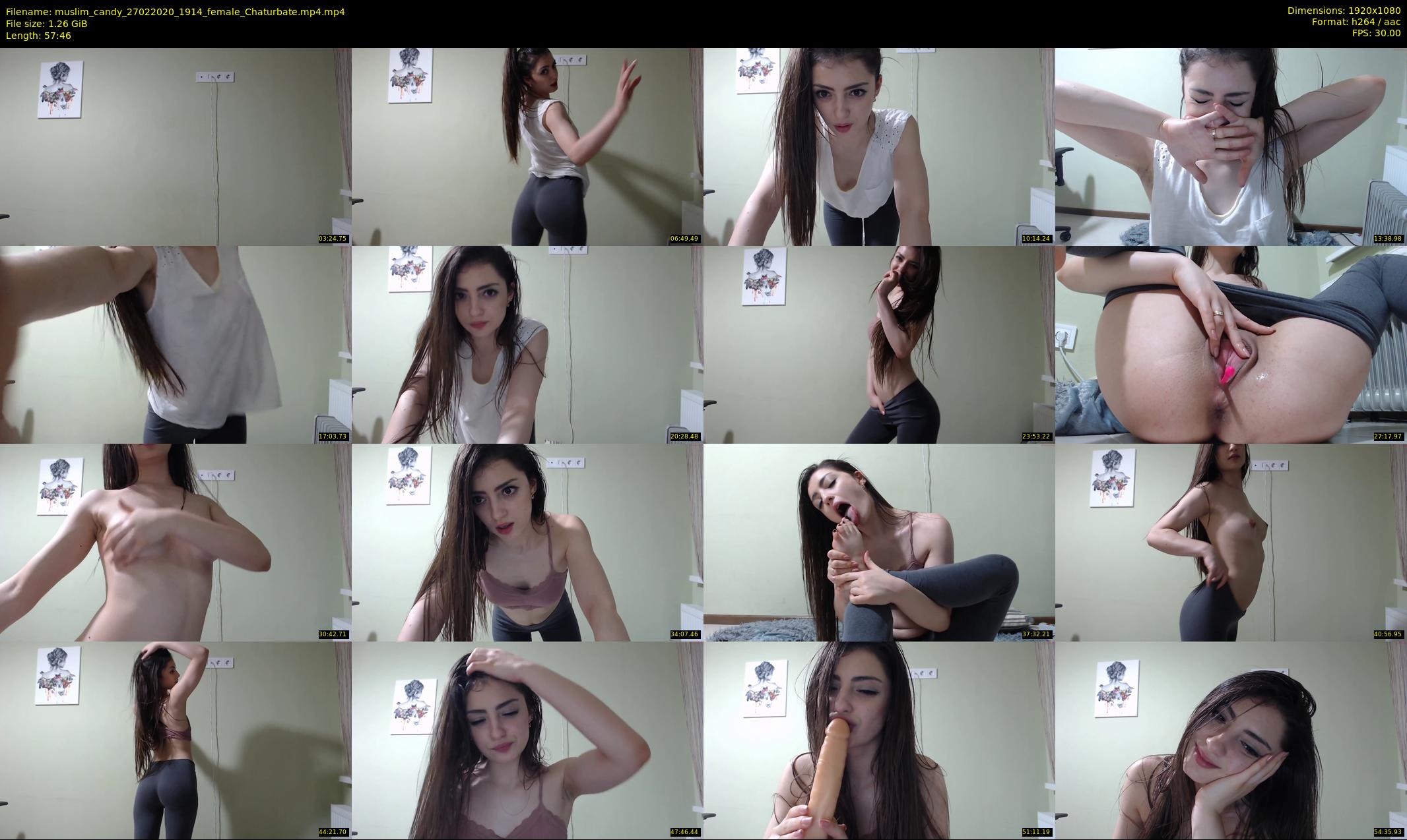 muslim_candy — 58 minute Chaturbate female cam show recording, 1080p, Feb 27, 2020