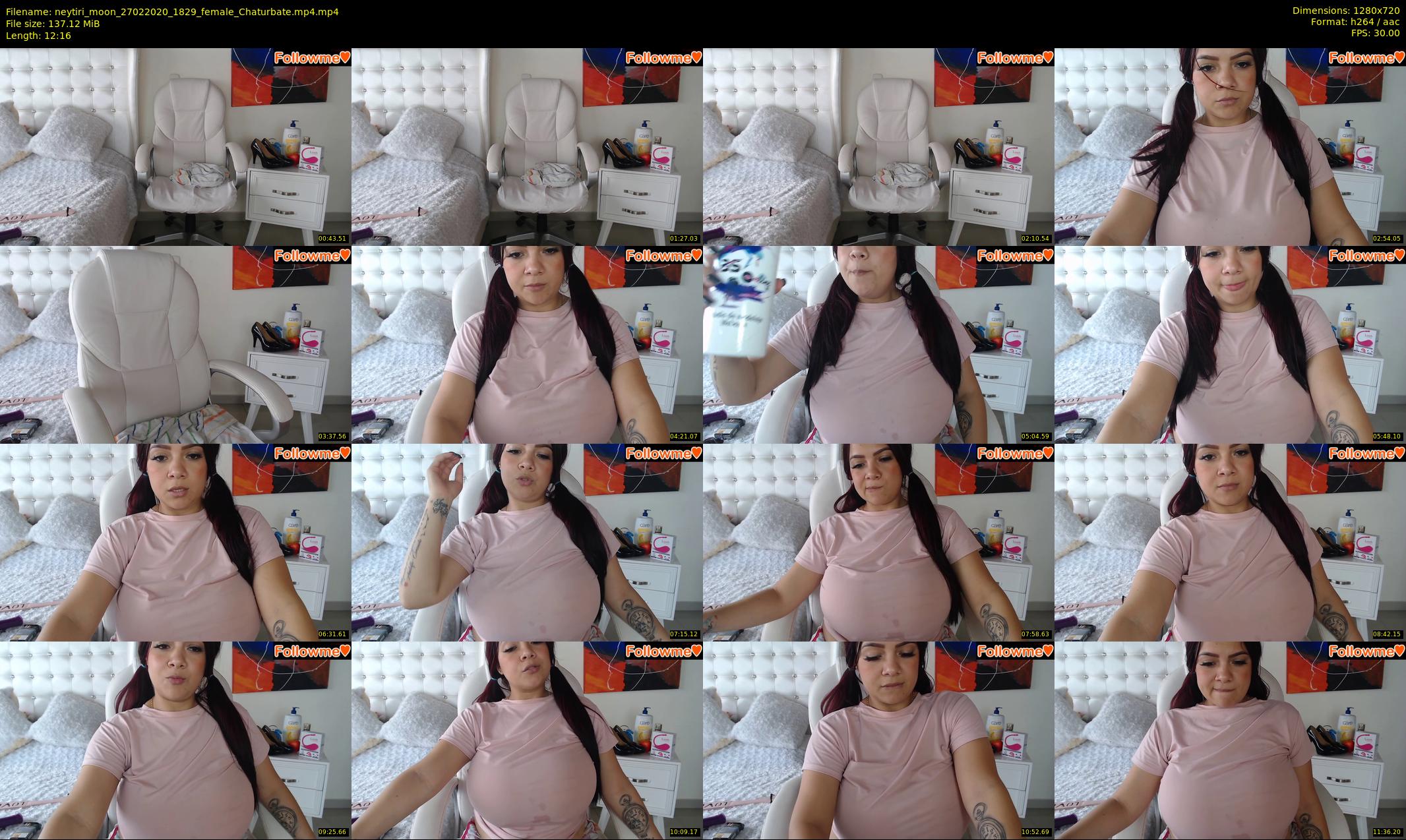 neytiri_moon — 13 minute Chaturbate female cam show recording, 720p, Feb 27, 2020