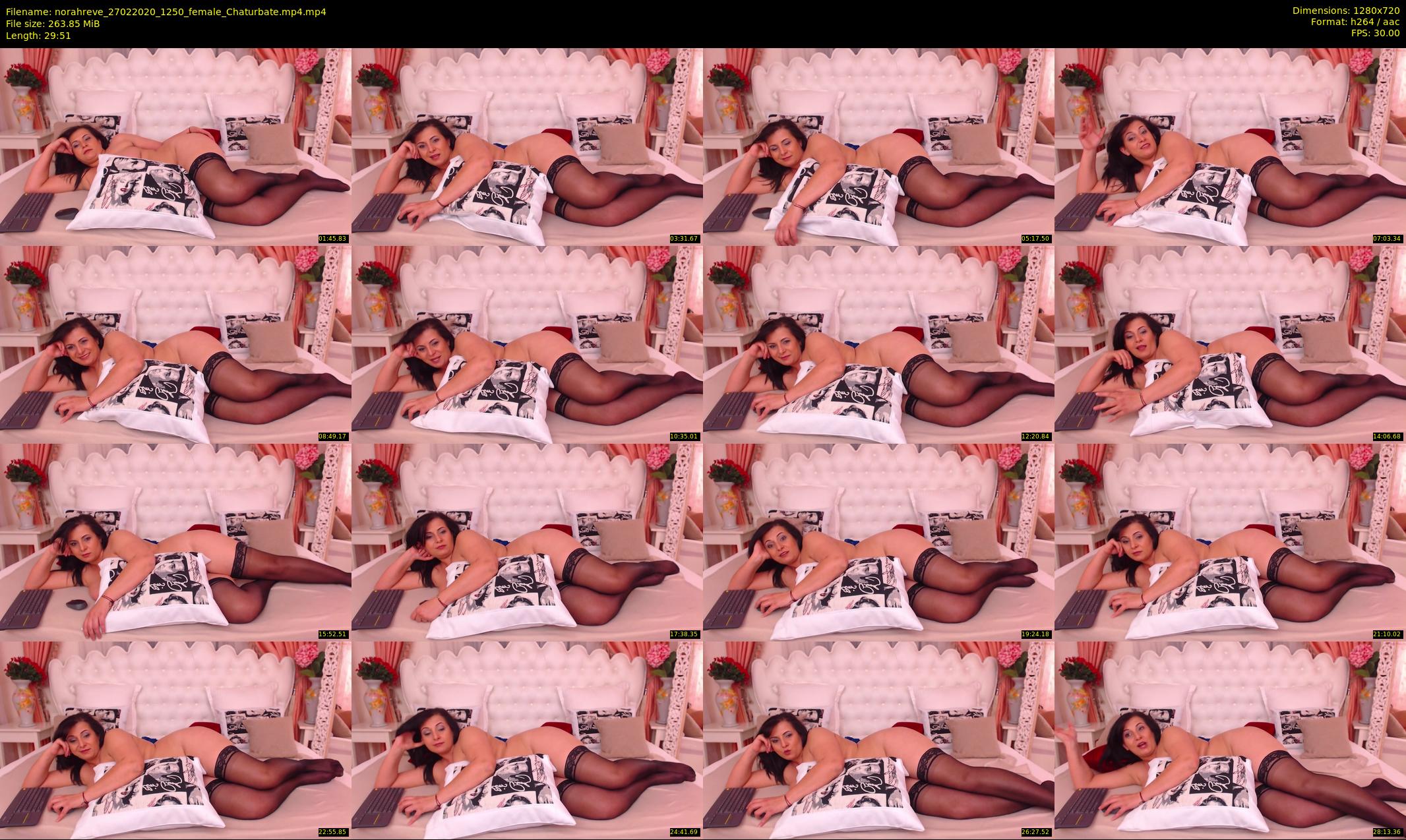 norahreve — 30 minute Chaturbate female cam show recording, 720p, Feb 27, 2020