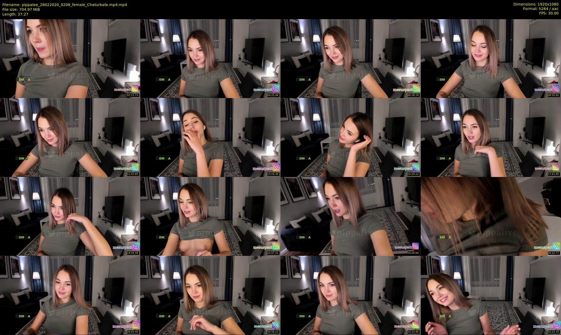 pippalee — 38 minute Chaturbate female cam show recording, 1080p, Feb 28, 2020