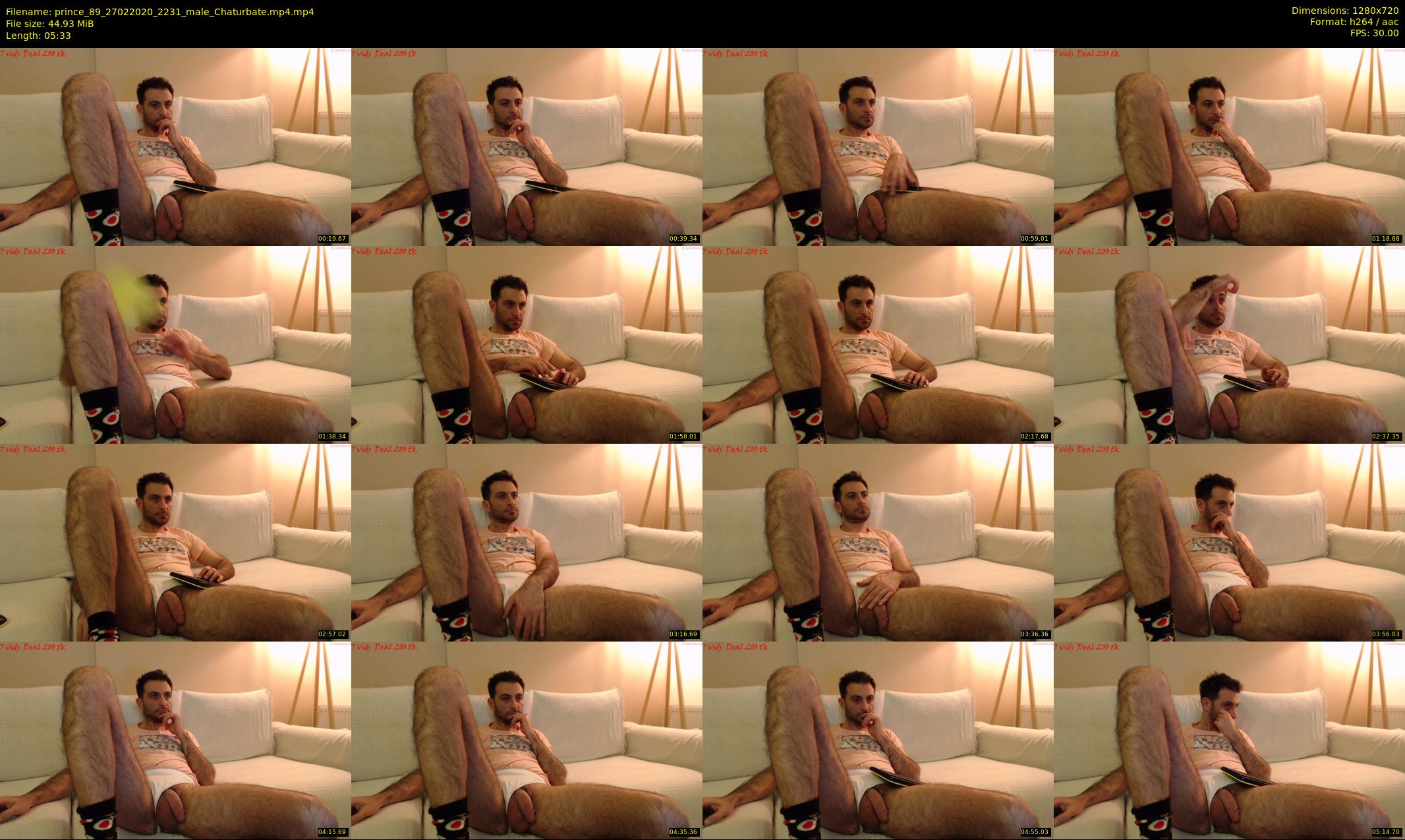 prince_89 — 6 minute Chaturbate male cam show recording, 720p, Feb 27, 2020