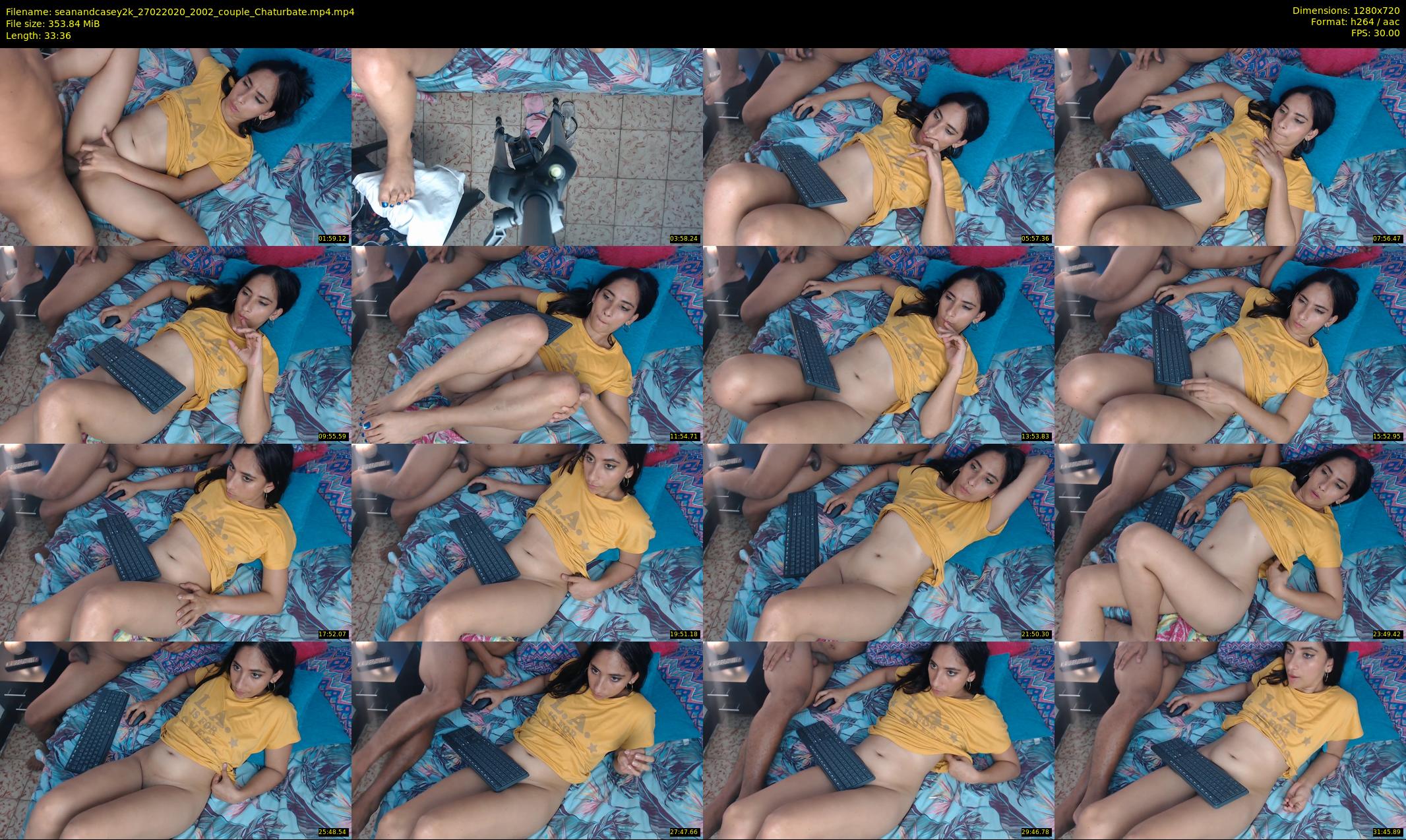 seanandcasey2k — 34 minute Chaturbate couple cam show recording, 720p, Feb 27, 2020