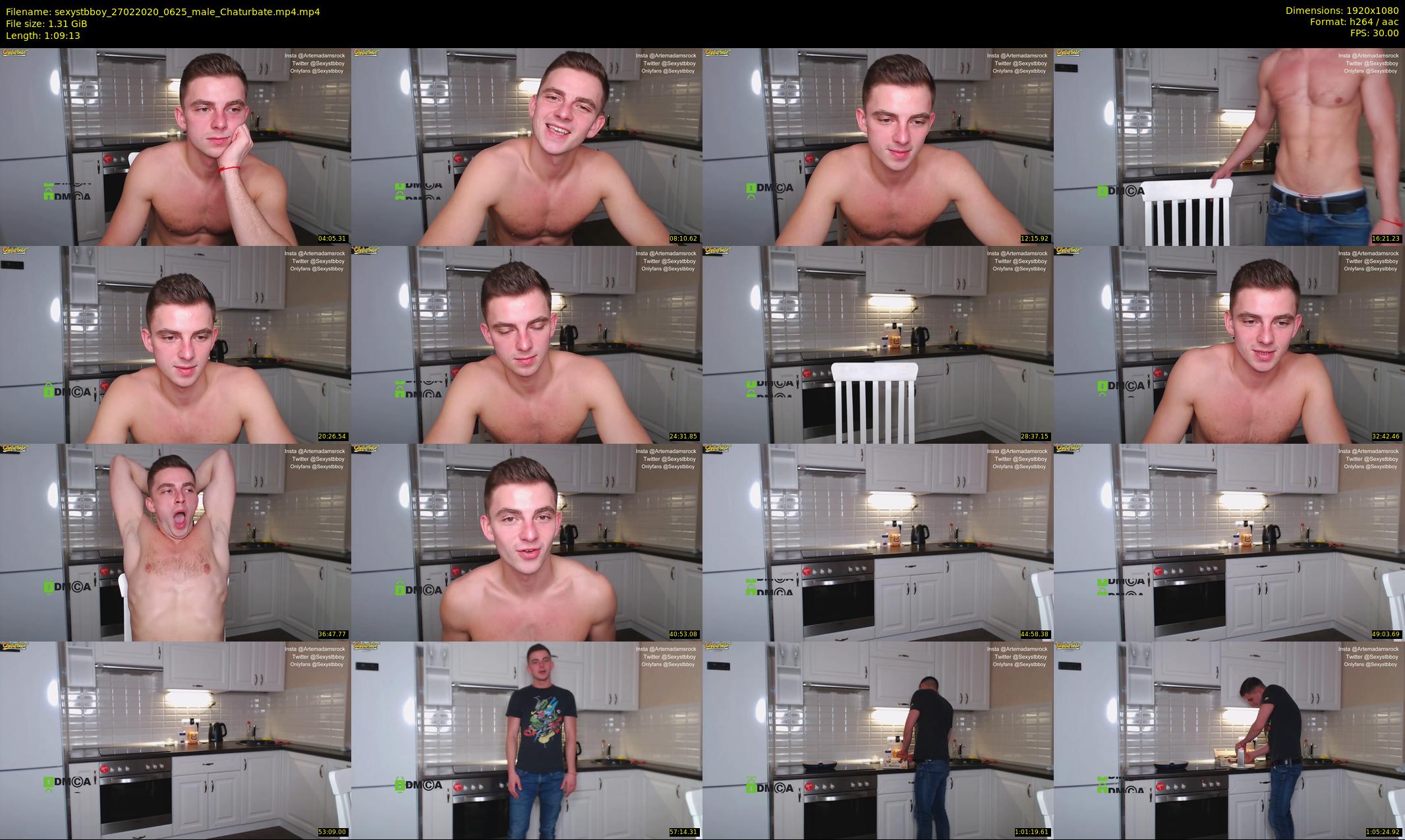 sexystbboy — 70 minute Chaturbate male cam show recording, 1080p, Feb 27, 2020