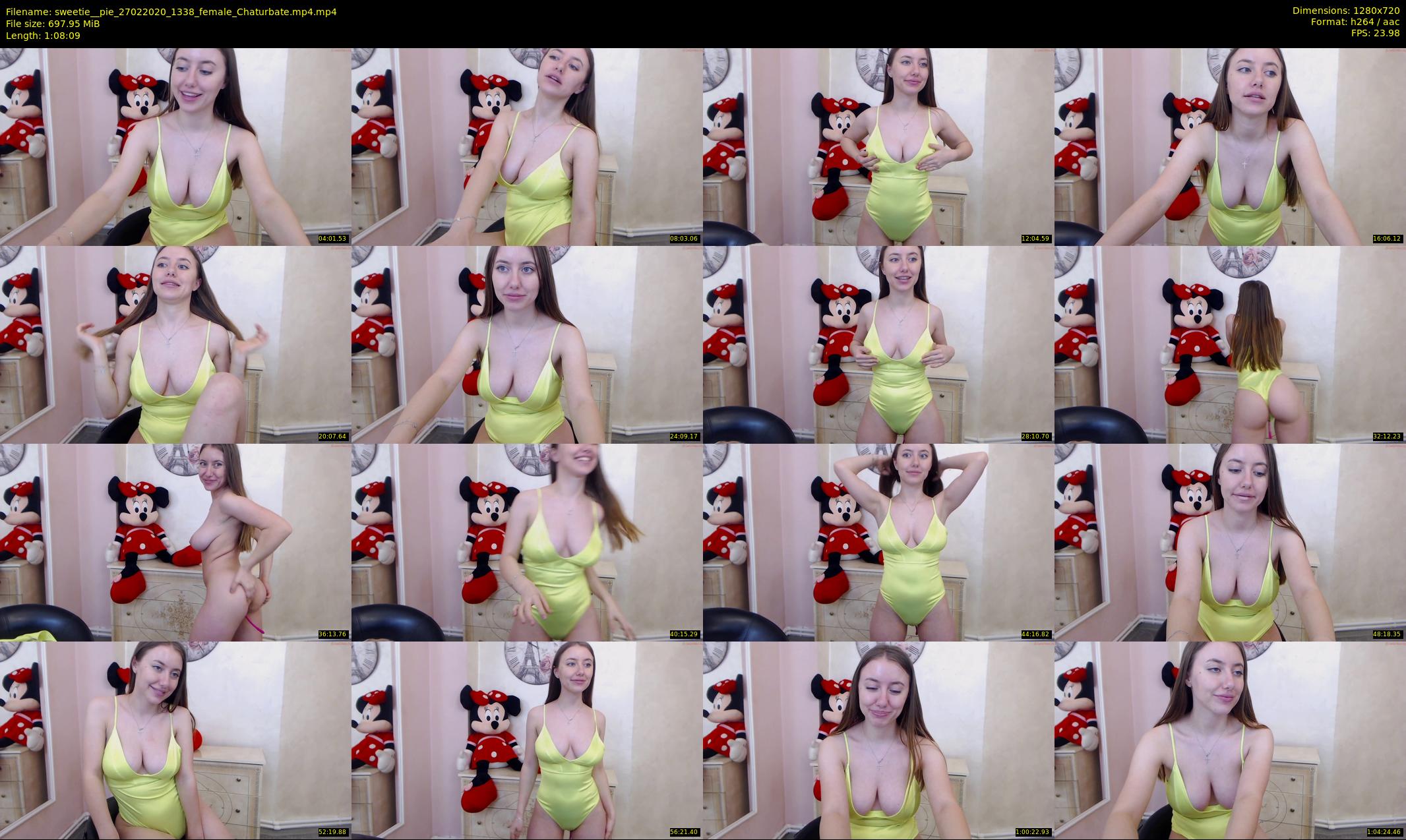 sweetie__pie — 69 minute Chaturbate female cam show recording, 720p, Feb 27, 2020