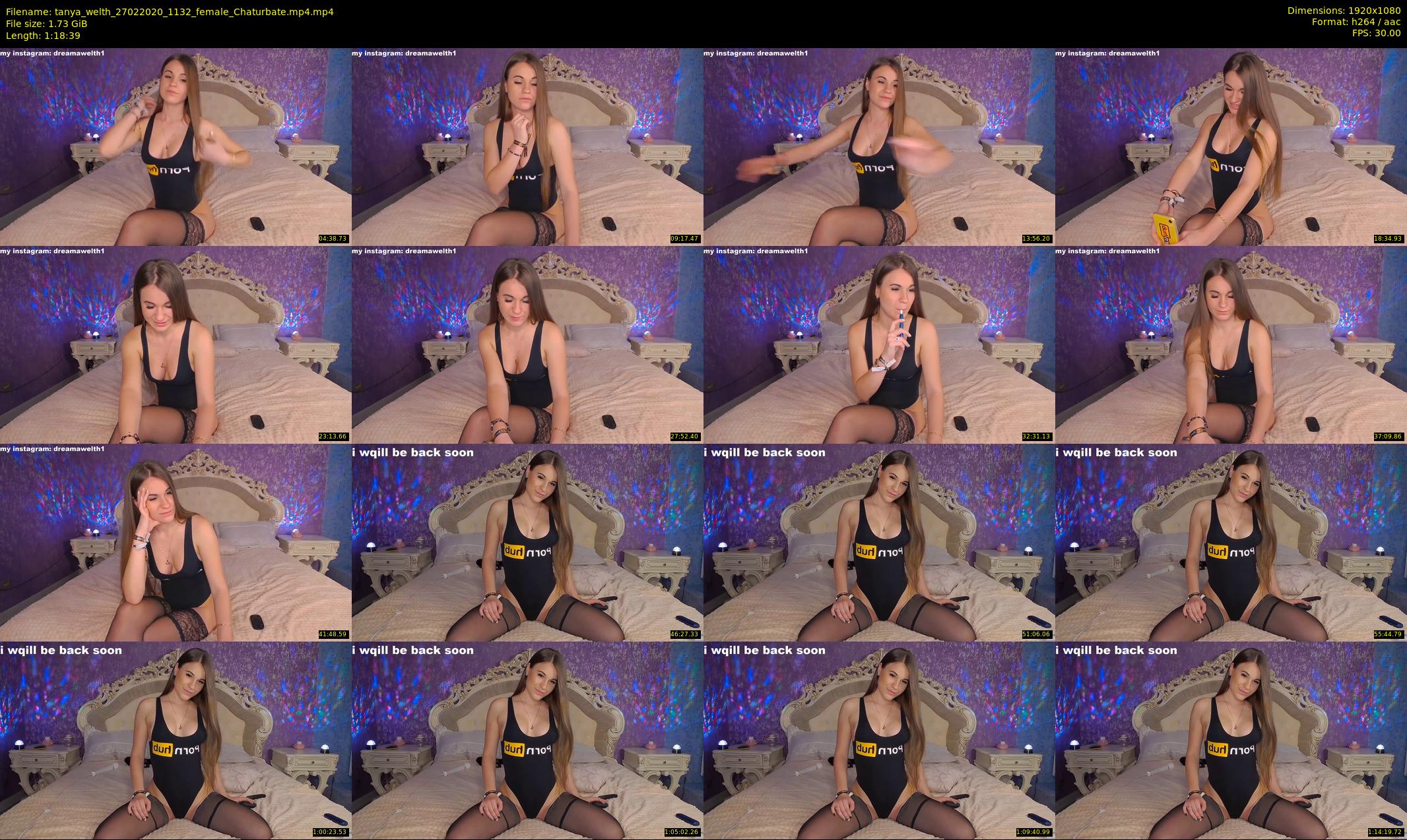 tanya_welth — 79 minute Chaturbate female cam show recording, 1080p, Feb 27, 2020