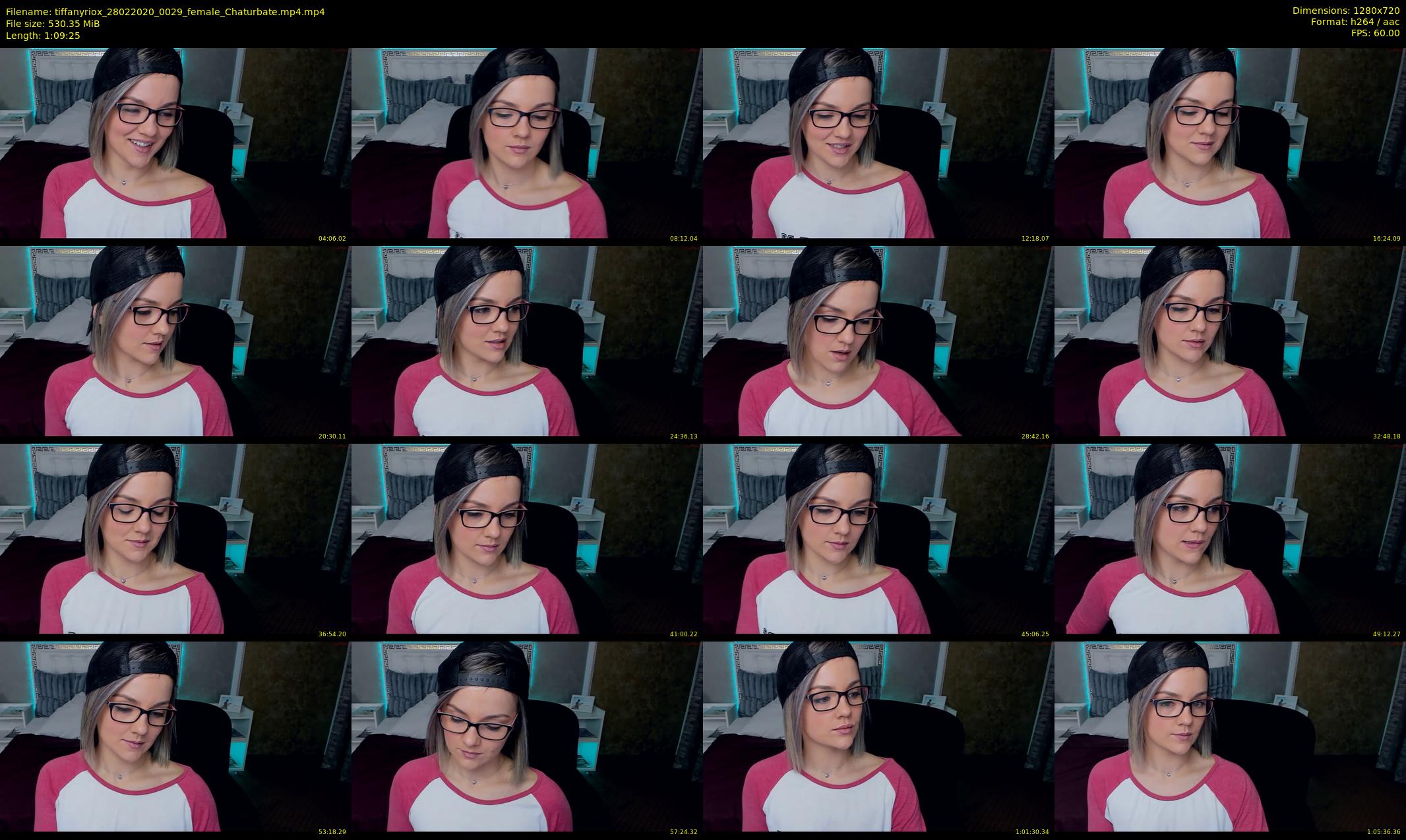 tiffanyriox — 70 minute Chaturbate female cam show recording, 720p, Feb 28, 2020