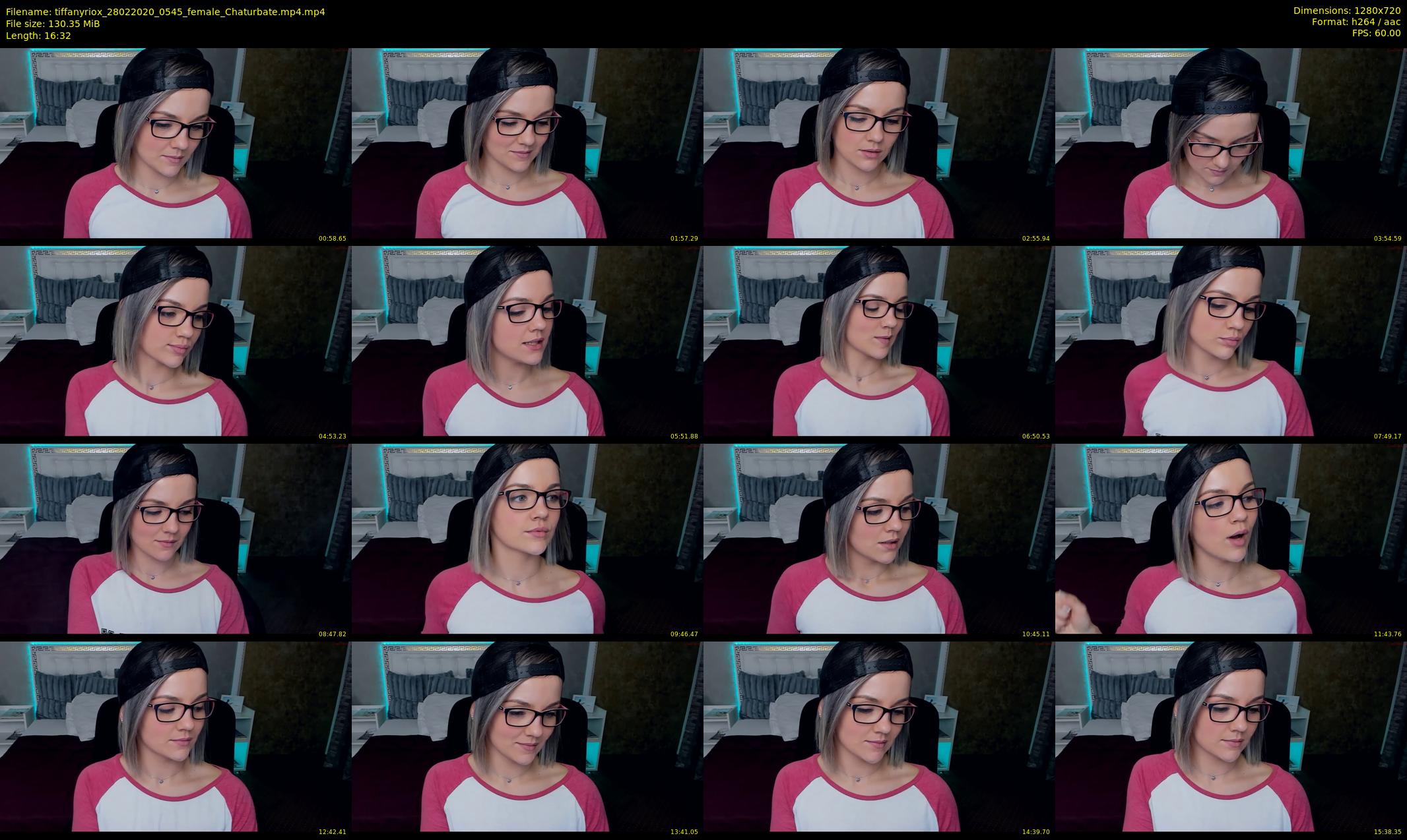 tiffanyriox — 17 minute Chaturbate female cam show recording, 720p, Feb 28, 2020