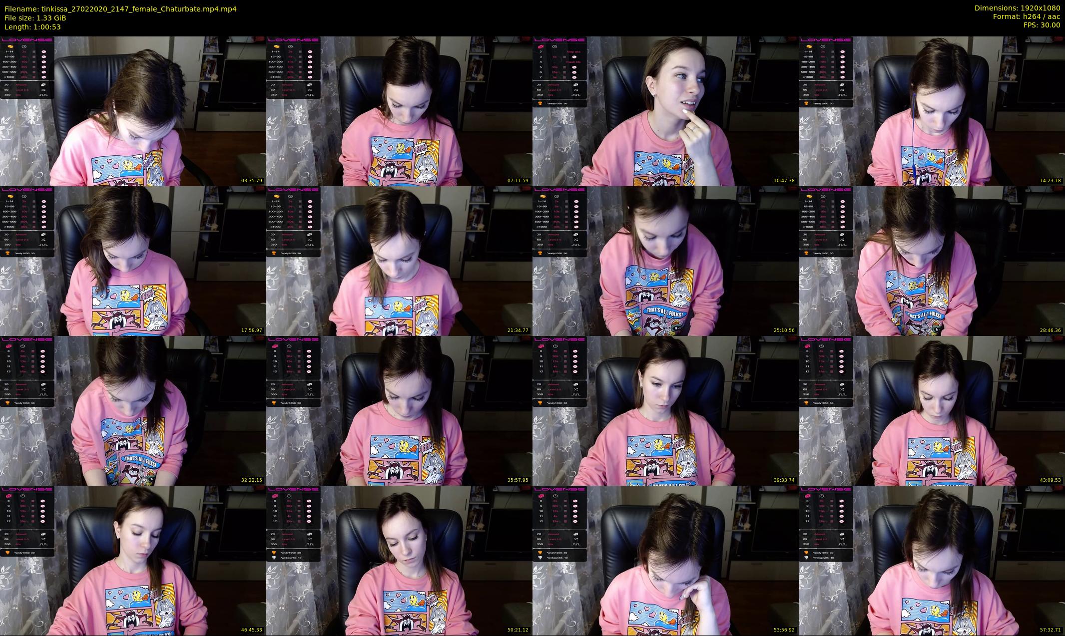 tinkissa — 61 minute Chaturbate couple cam show recording, 1080p, Feb 27, 2020