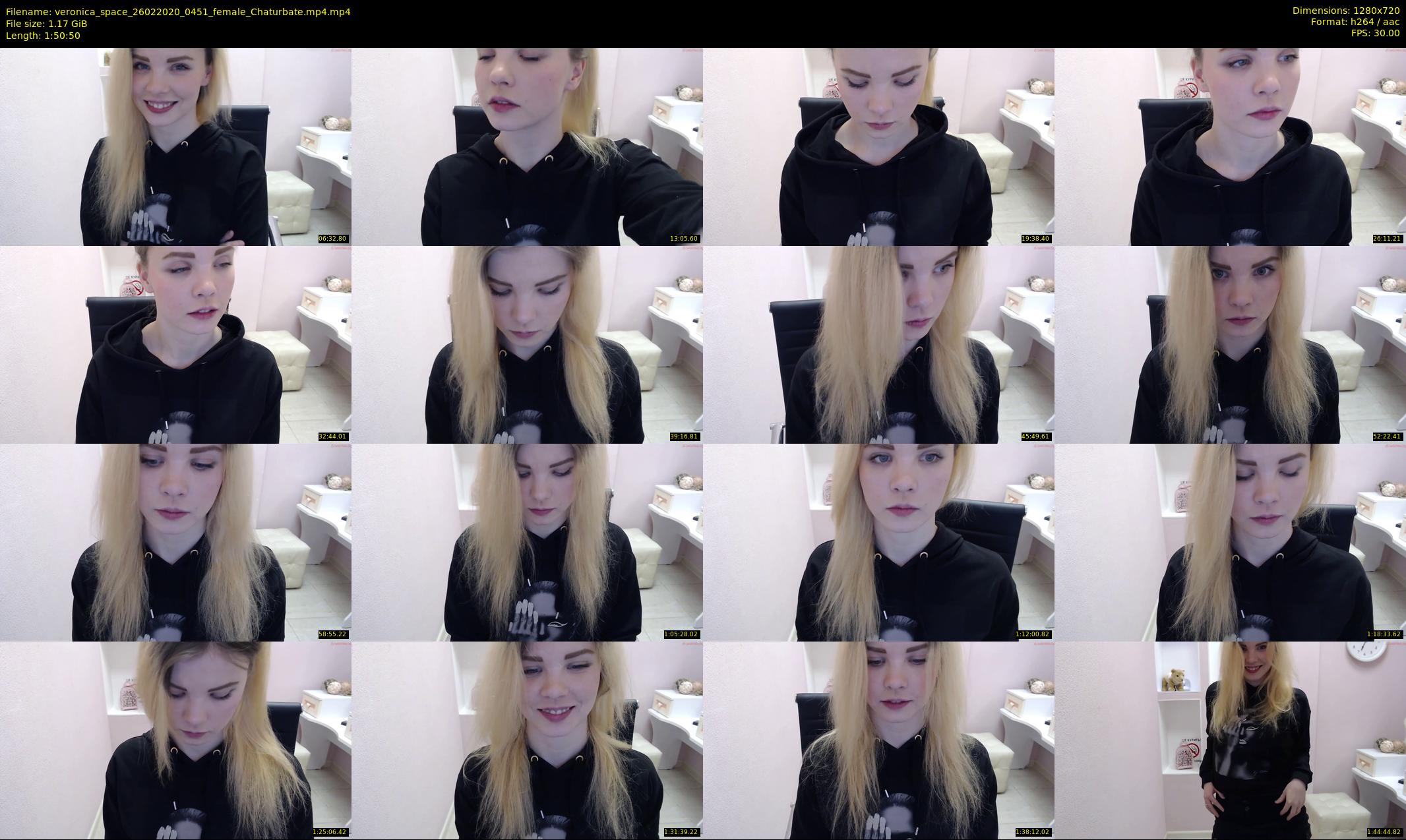 veronica_space — 111 minute Chaturbate female cam show recording, 720p, Feb 26, 2020