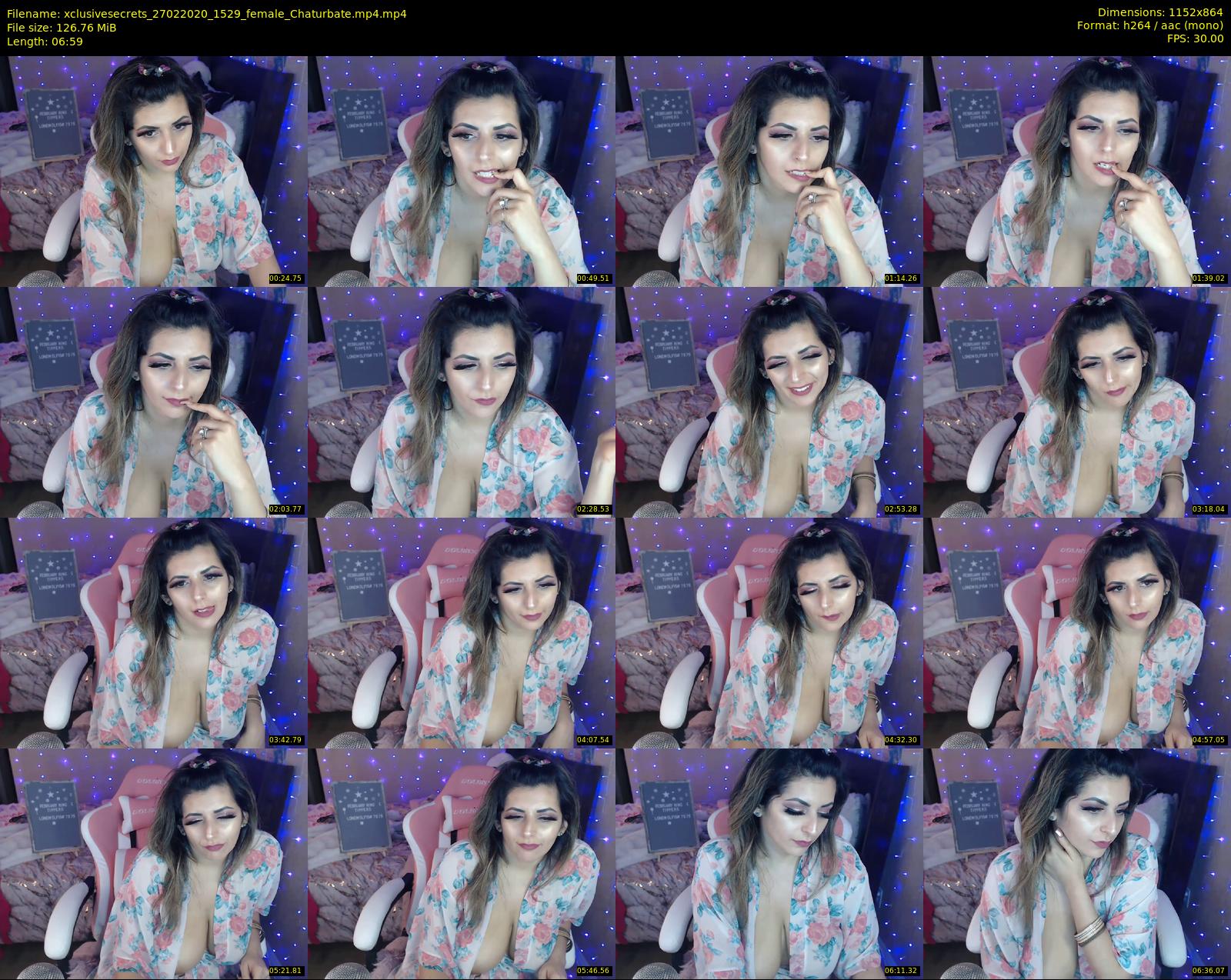 xclusivesecrets — 7 minute Chaturbate female cam show recording, 720p, Feb 27, 2020