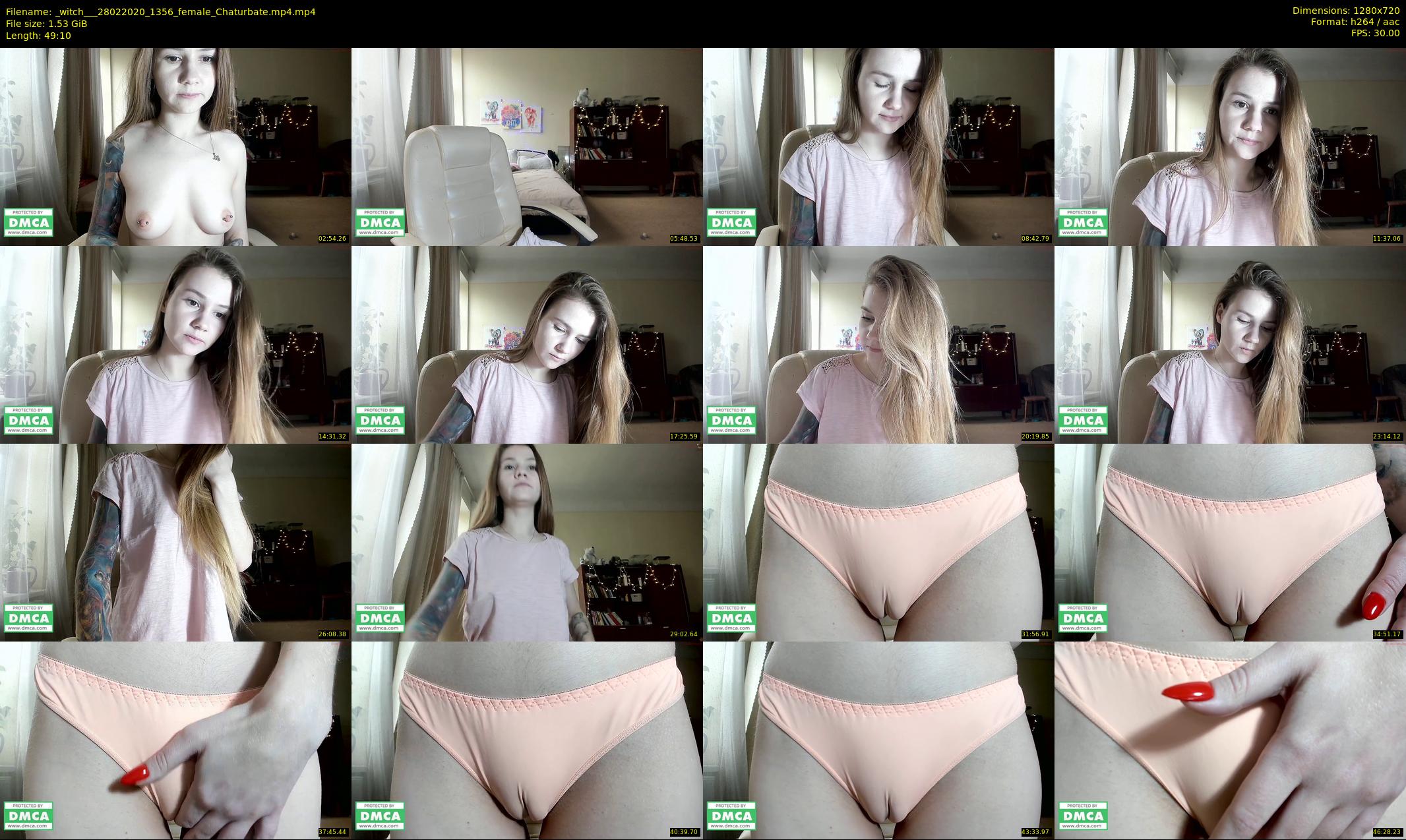 _witch__ — 50 minute Chaturbate female cam show recording, 720p, Feb 28, 2020