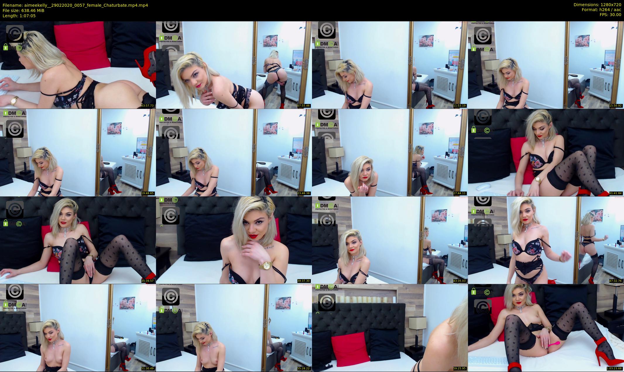 aimeekelly_ — 68 minute Chaturbate female cam show recording, 720p, Feb 29, 2020