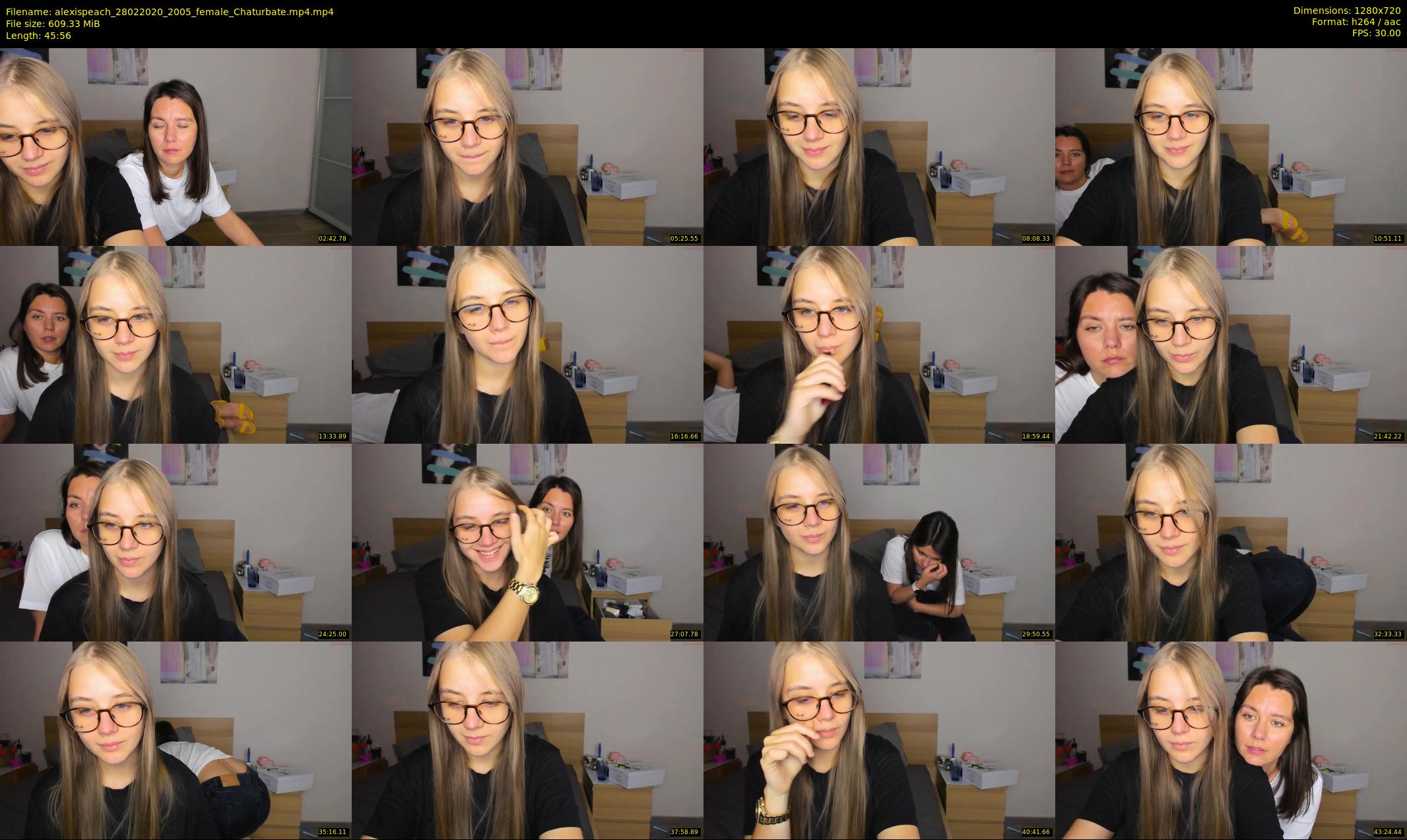 alexispeach — 46 minute Chaturbate female cam show recording, 720p, Feb 28, 2020