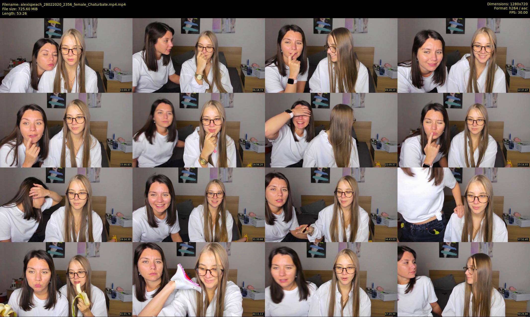 alexispeach — 54 minute Chaturbate female cam show recording, 720p, Feb 28, 2020