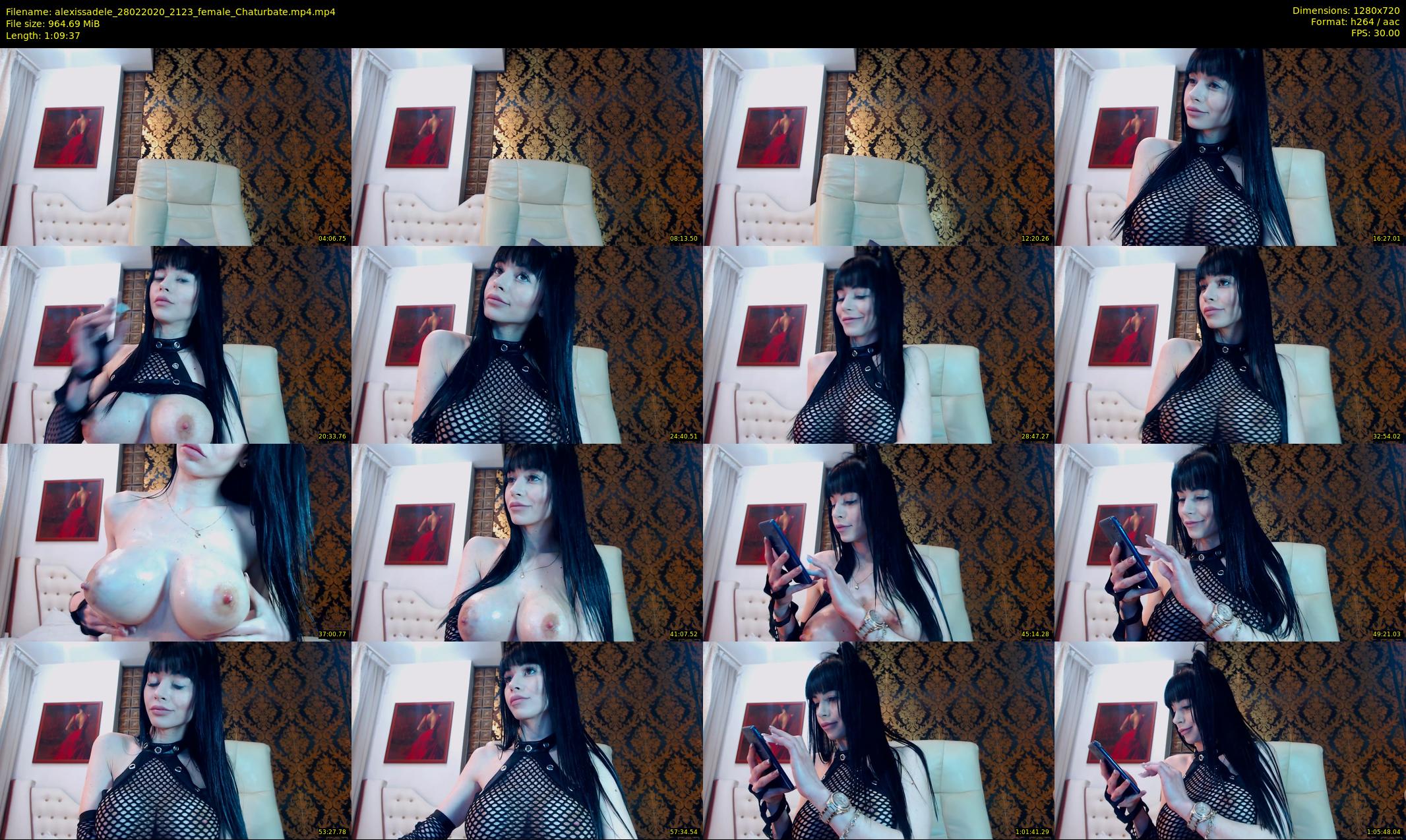 alexissadele — 70 minute Chaturbate female cam show recording, 720p, Feb 28, 2020