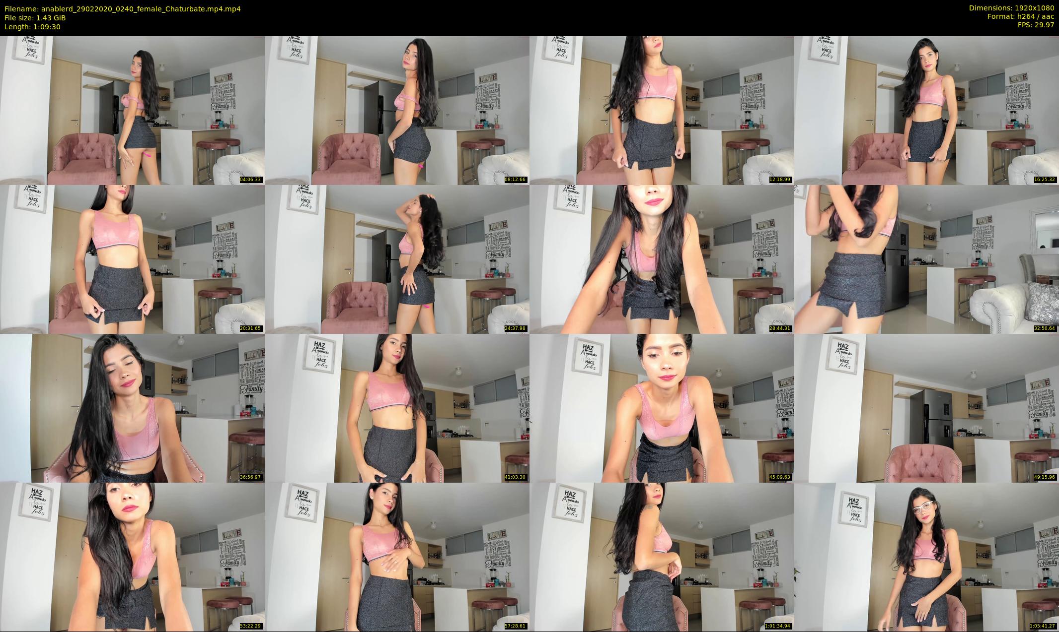 anablerd — 70 minute Chaturbate female cam show recording, 1080p, Feb 29, 2020