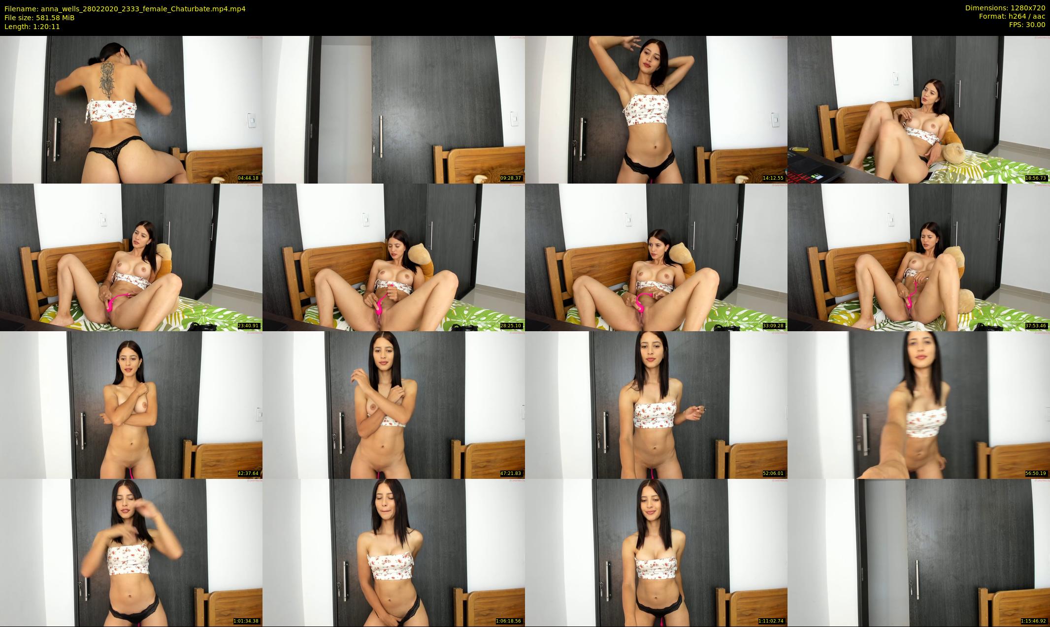 anna_wells — 81 minute Chaturbate female cam show recording, 720p, Feb 28, 2020