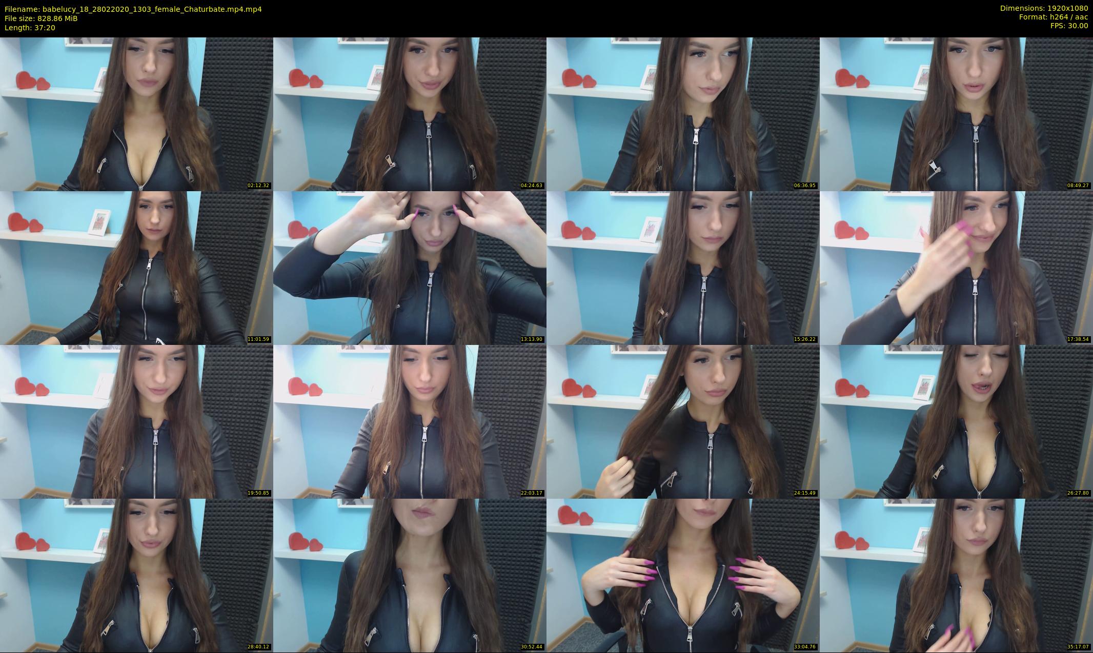 babelucy_18 — 38 minute Chaturbate female cam show recording, 1080p, Feb 28, 2020