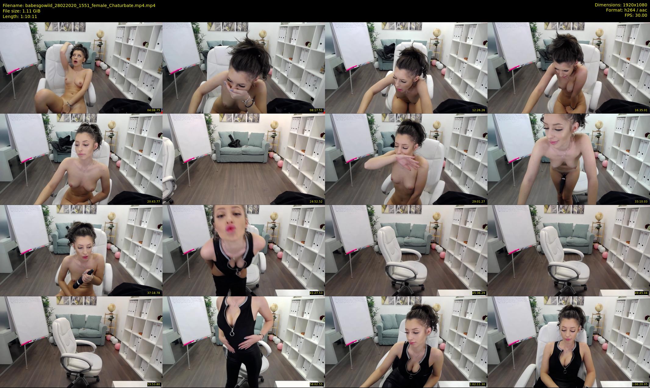 babesgowild — 71 minute Chaturbate couple cam show recording, 1080p, Feb 28, 2020