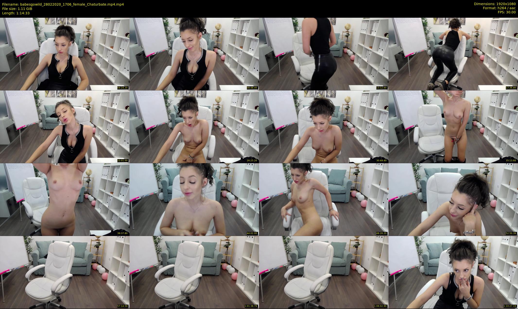 babesgowild — 75 minute Chaturbate couple cam show recording, 1080p, Feb 28, 2020