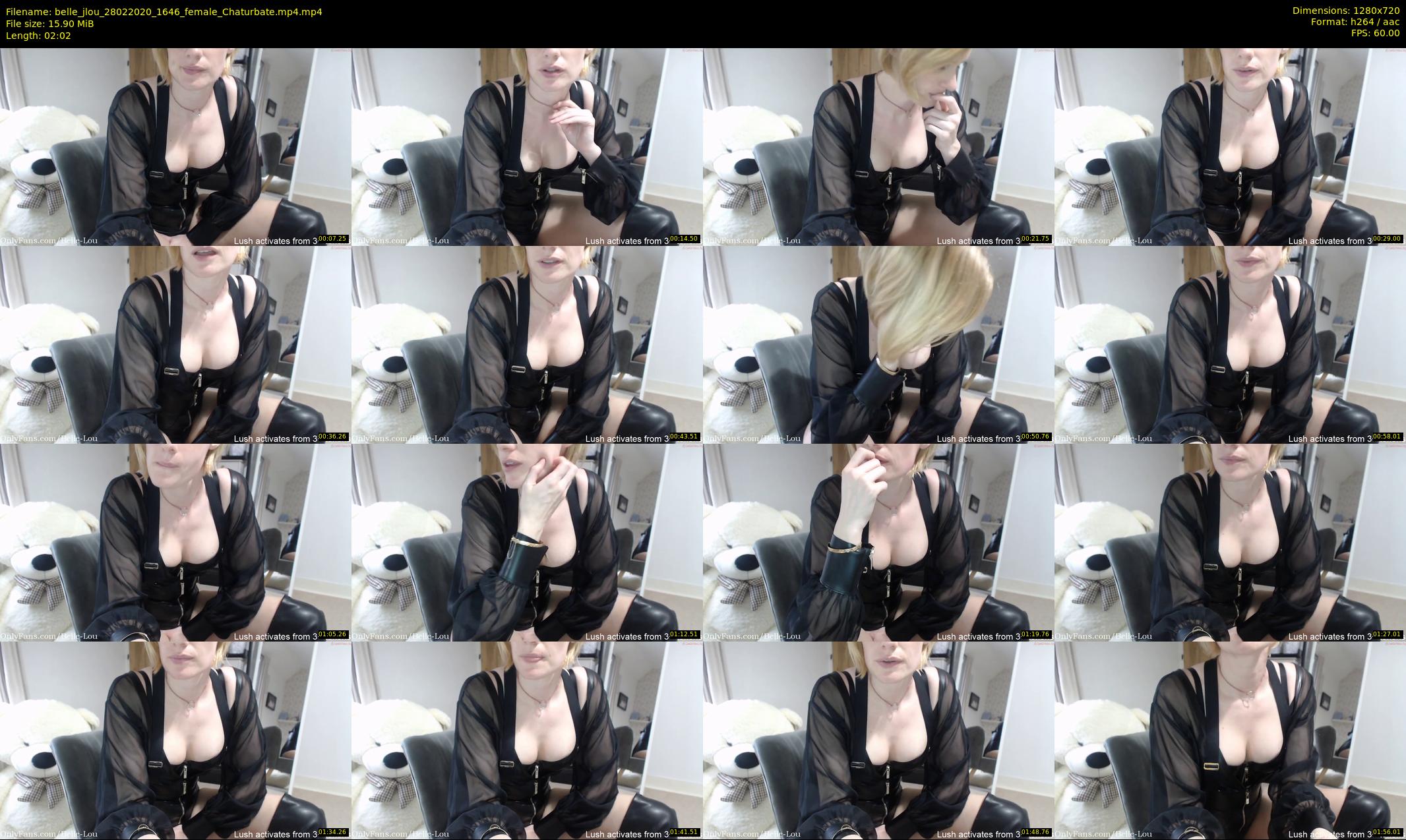 belle_jlou — 3 minute Chaturbate female cam show recording, 720p, Feb 28, 2020