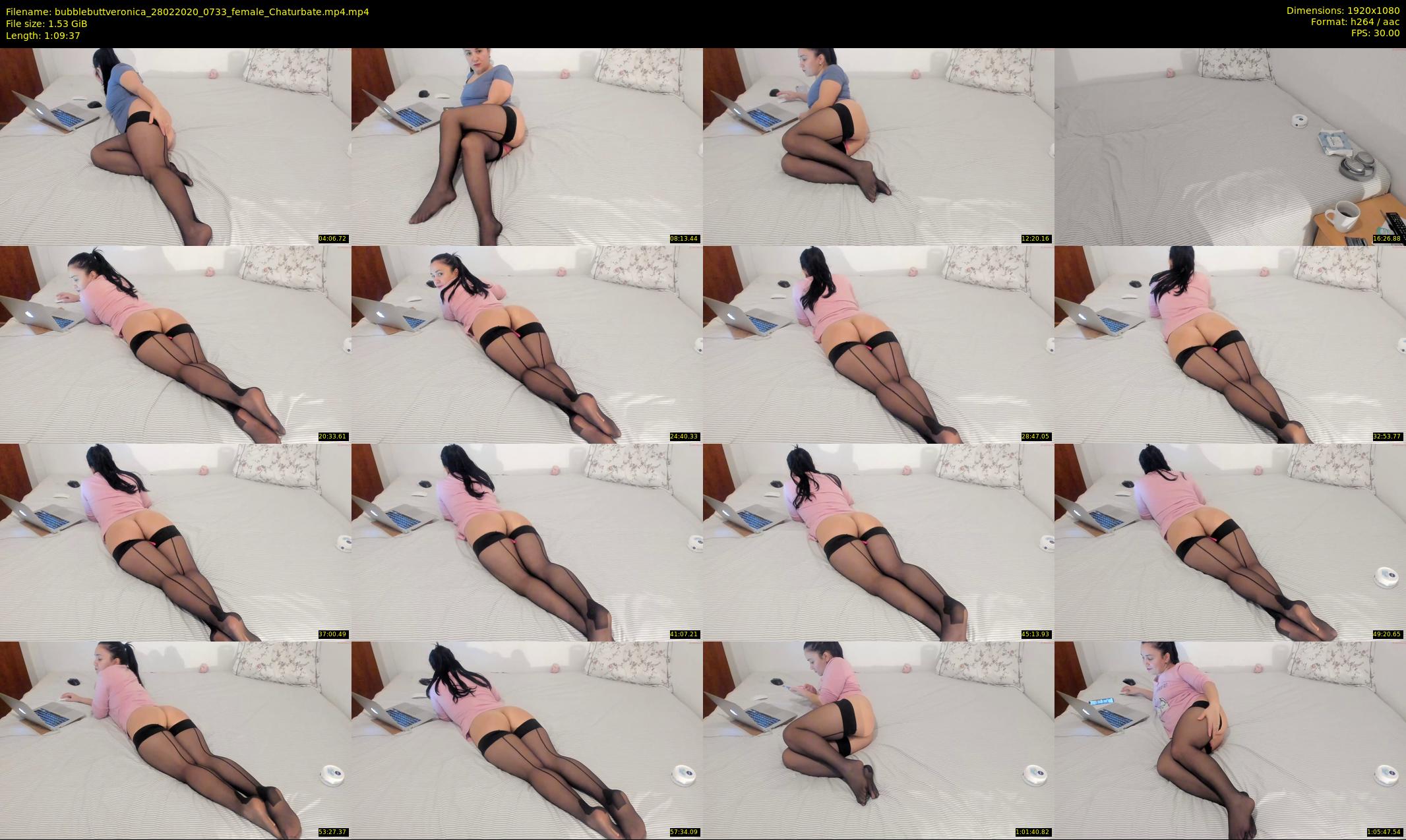 bubblebuttveronica — 70 minute Chaturbate female cam show recording, 1080p, Feb 28, 2020