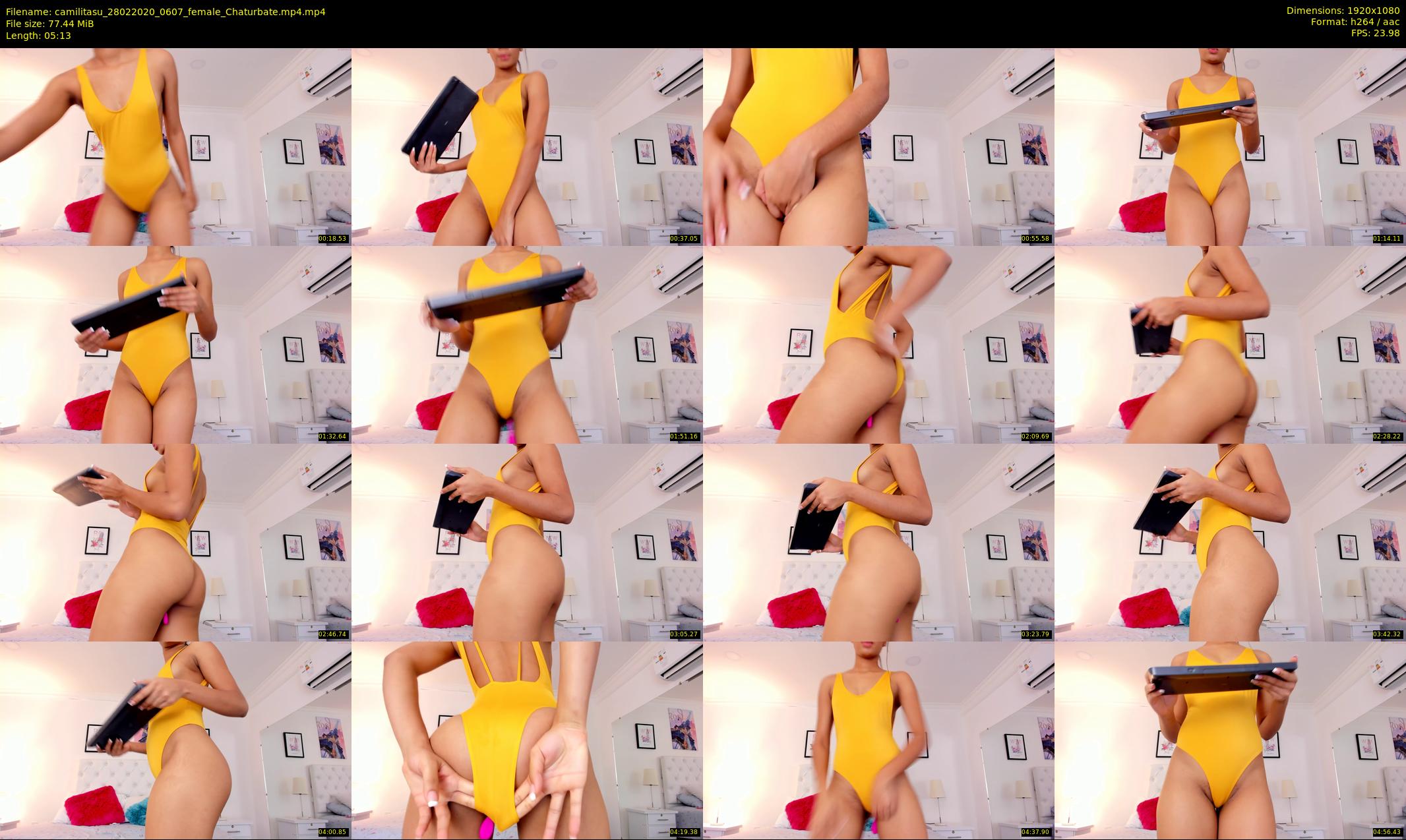 camilitasu — 6 minute Chaturbate female cam show recording, 1080p, Feb 28, 2020