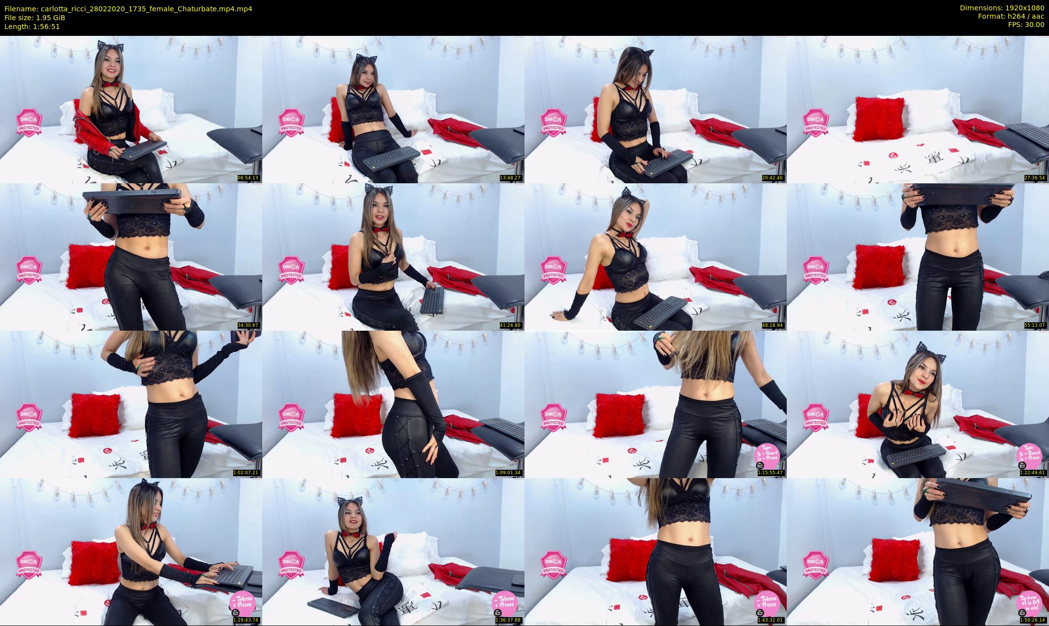 carlotta_ricci — 117 minute Chaturbate female cam show recording, 1080p, Feb 28, 2020