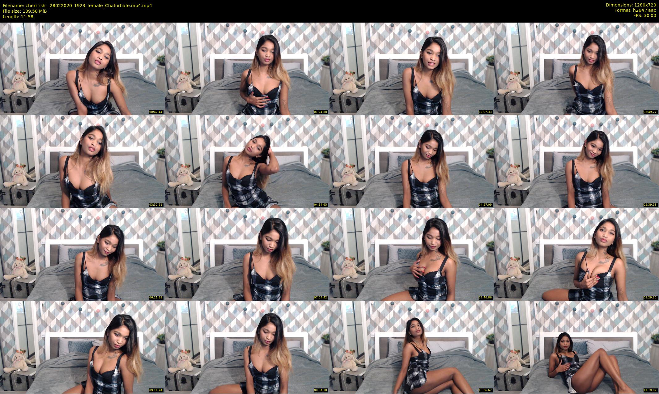 cherrrish_ — 12 minute Chaturbate female cam show recording, 720p, Feb 28, 2020
