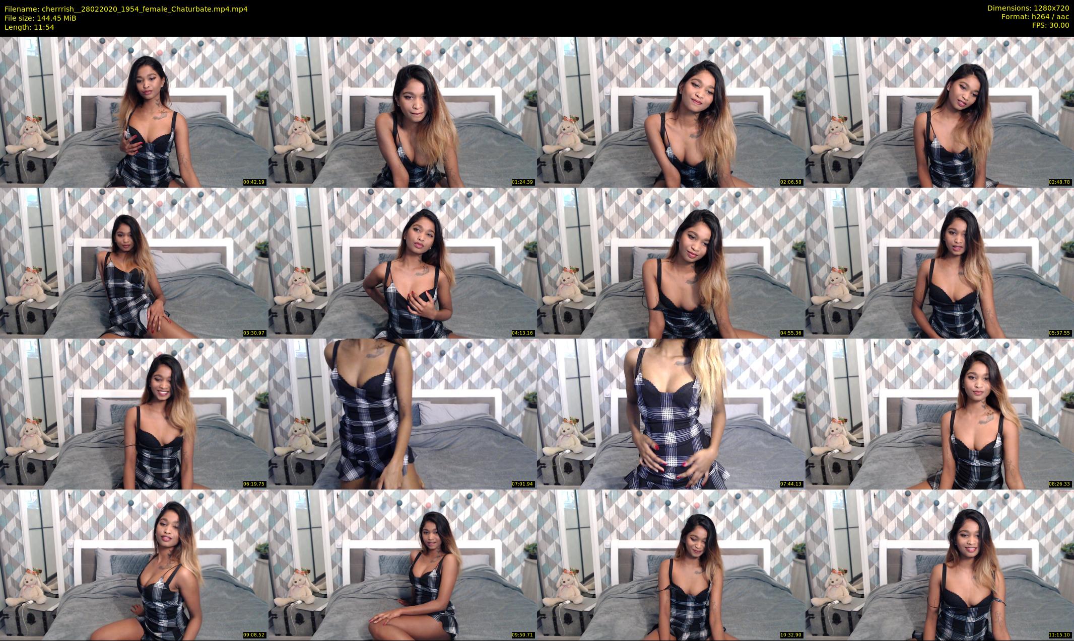 cherrrish_ — 12 minute Chaturbate female cam show recording, 720p, Feb 28, 2020