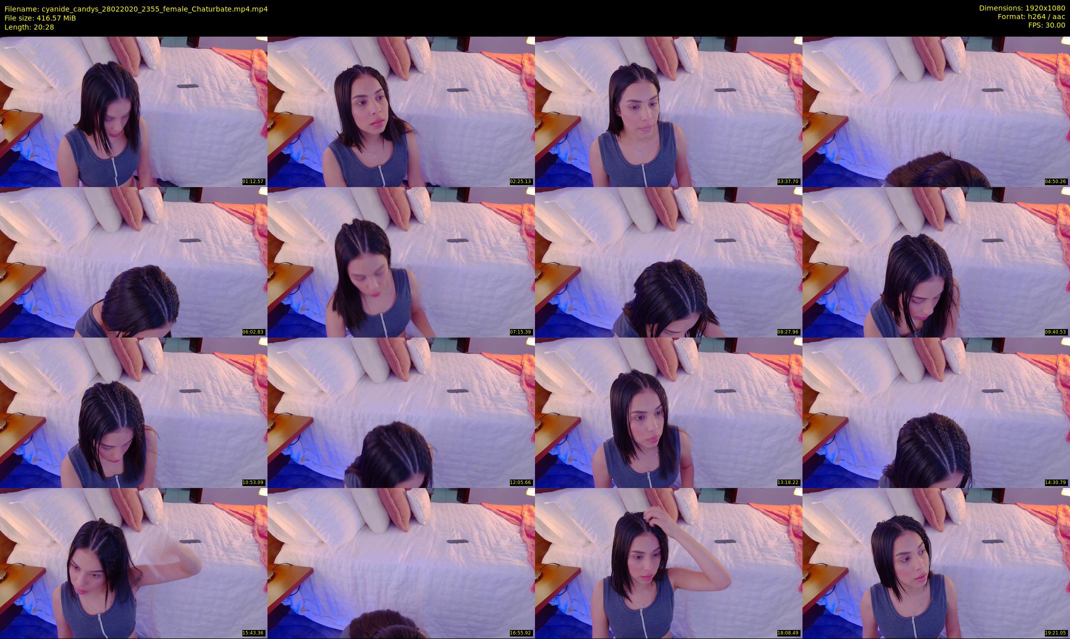 cyanide_candys — 21 minute Chaturbate female cam show recording, 1080p, Feb 28, 2020