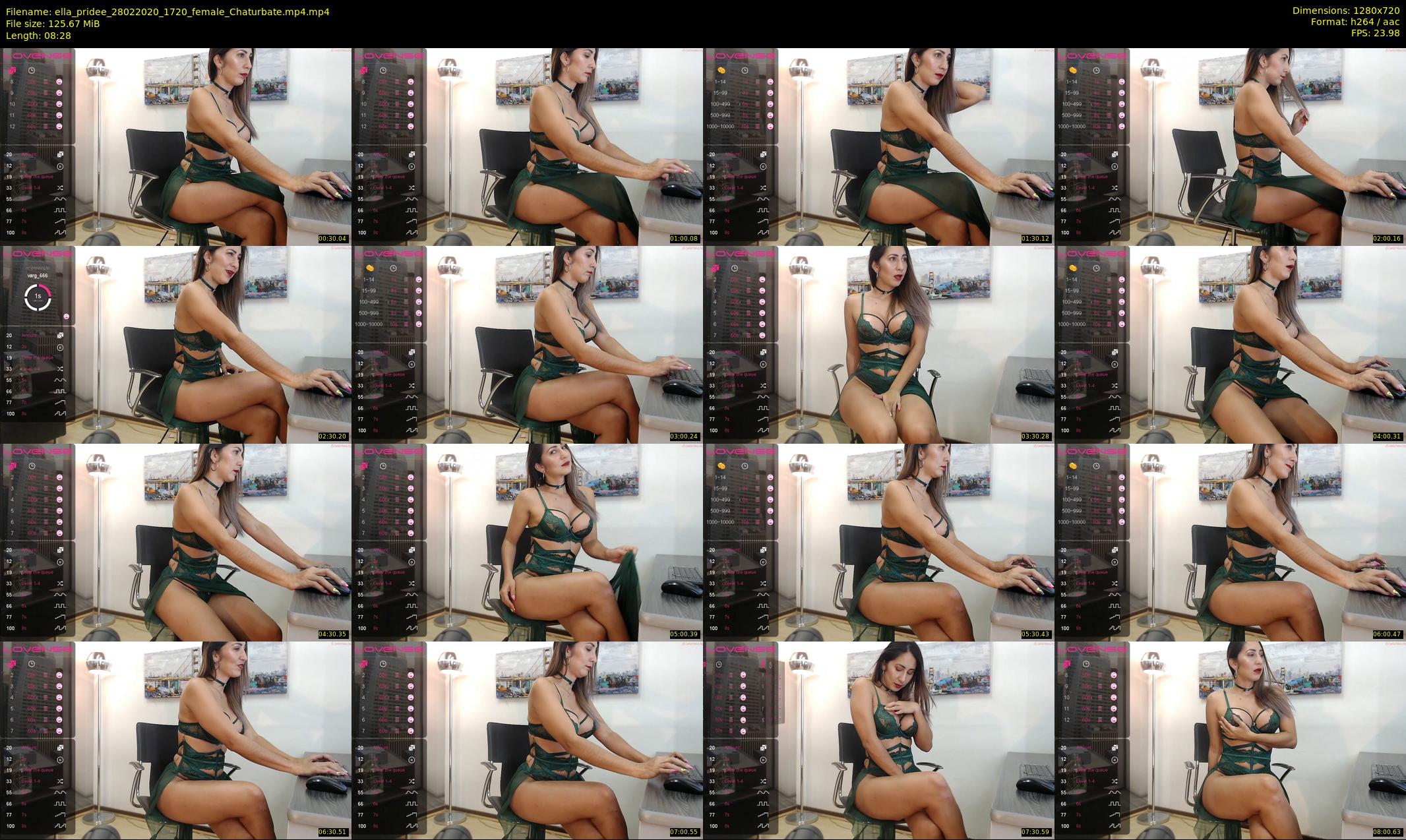 ella_pridee — 9 minute Chaturbate female cam show recording, 720p, Feb 28, 2020