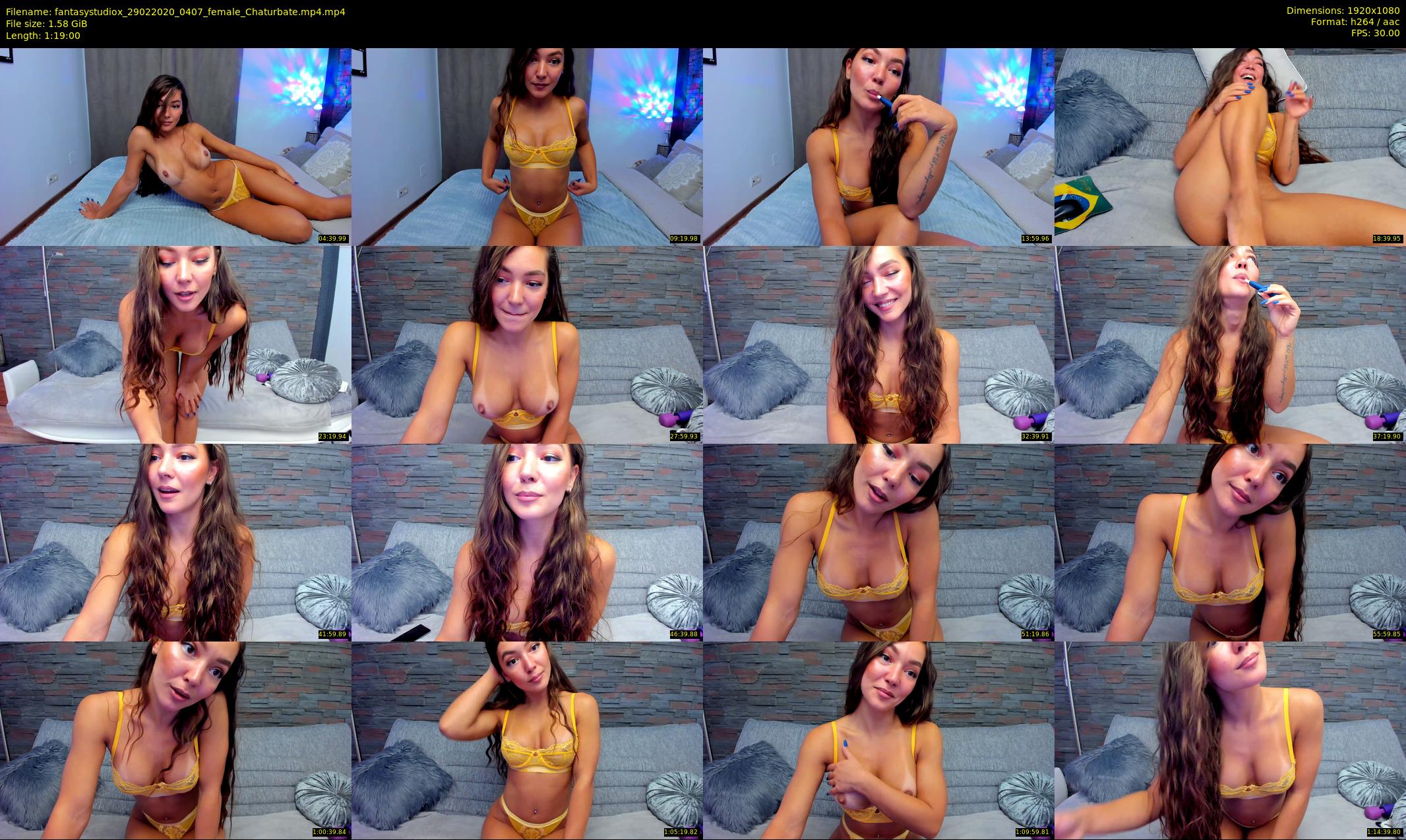 fantasystudiox — 79 minute Chaturbate female cam show recording, 1080p, Feb 29, 2020