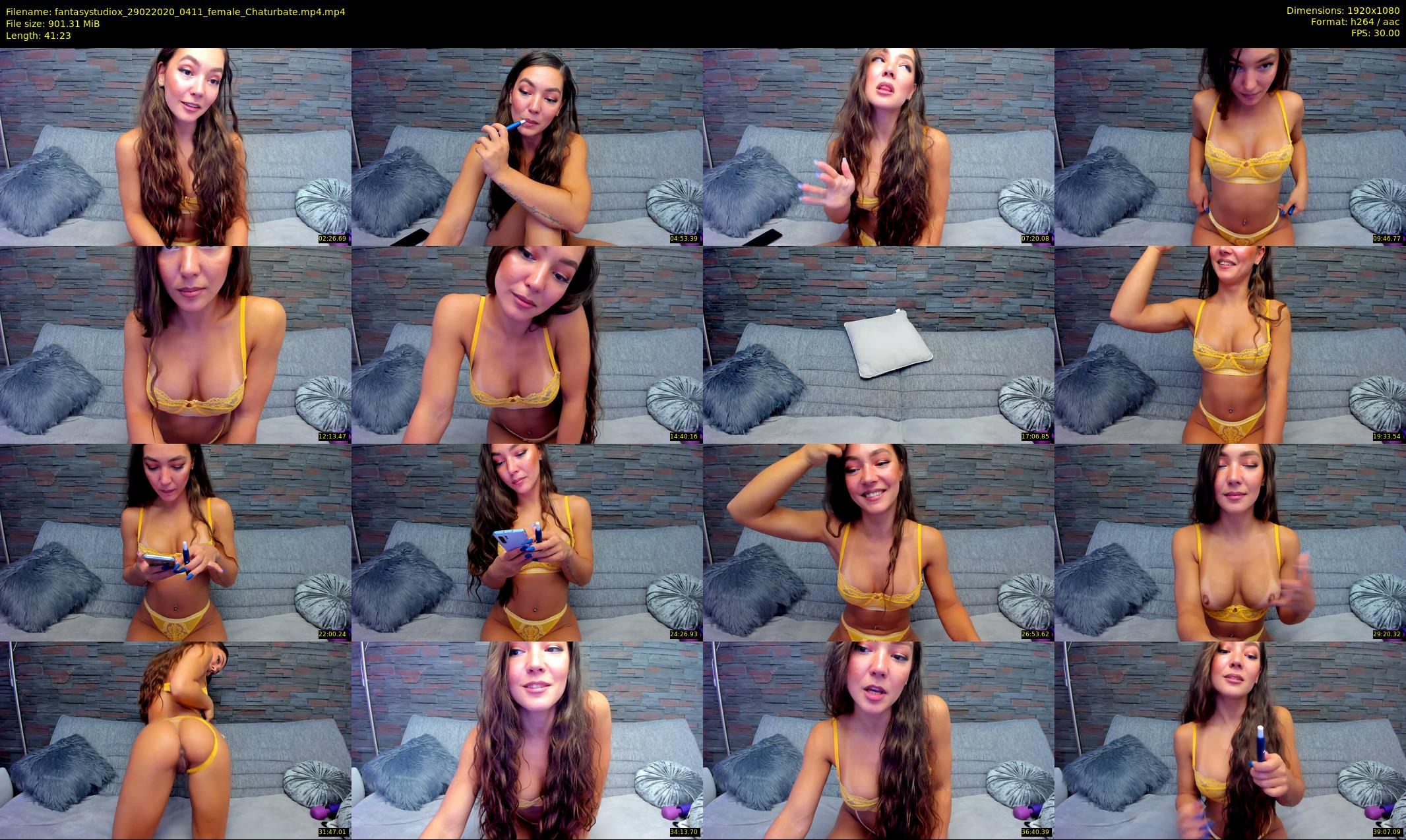 fantasystudiox — 42 minute Chaturbate female cam show recording, 1080p, Feb 29, 2020