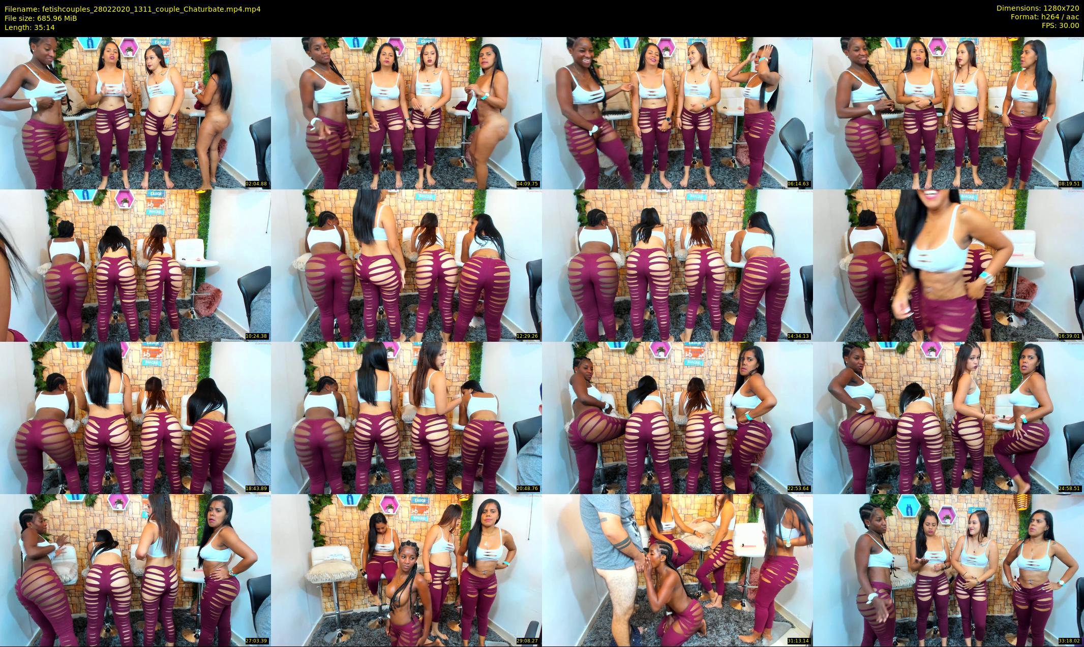 fetishcouples — 36 minute Chaturbate couple cam show recording, 720p, Feb 28, 2020