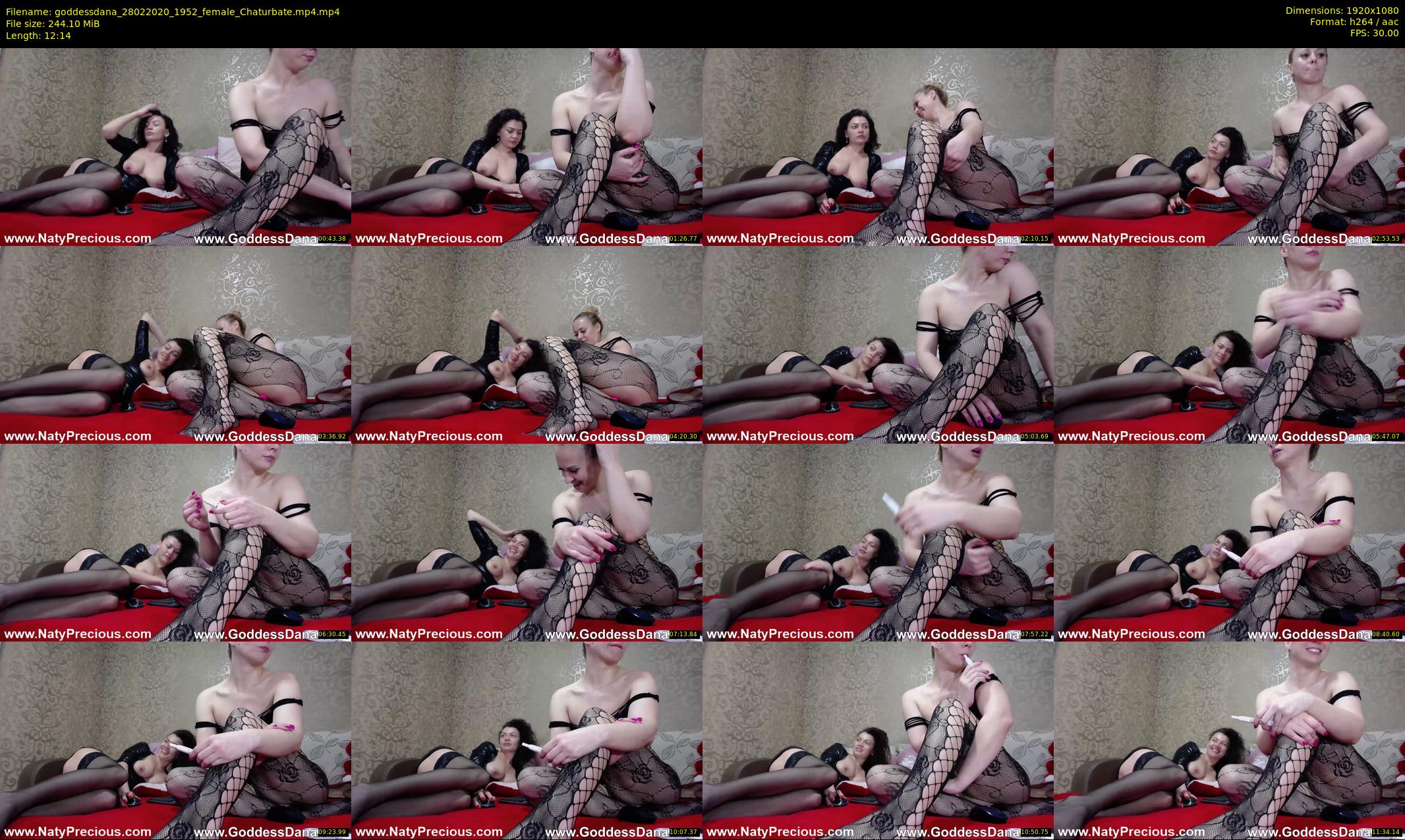 goddessdana — 13 minute Chaturbate female cam show recording, 1080p, Feb 28, 2020