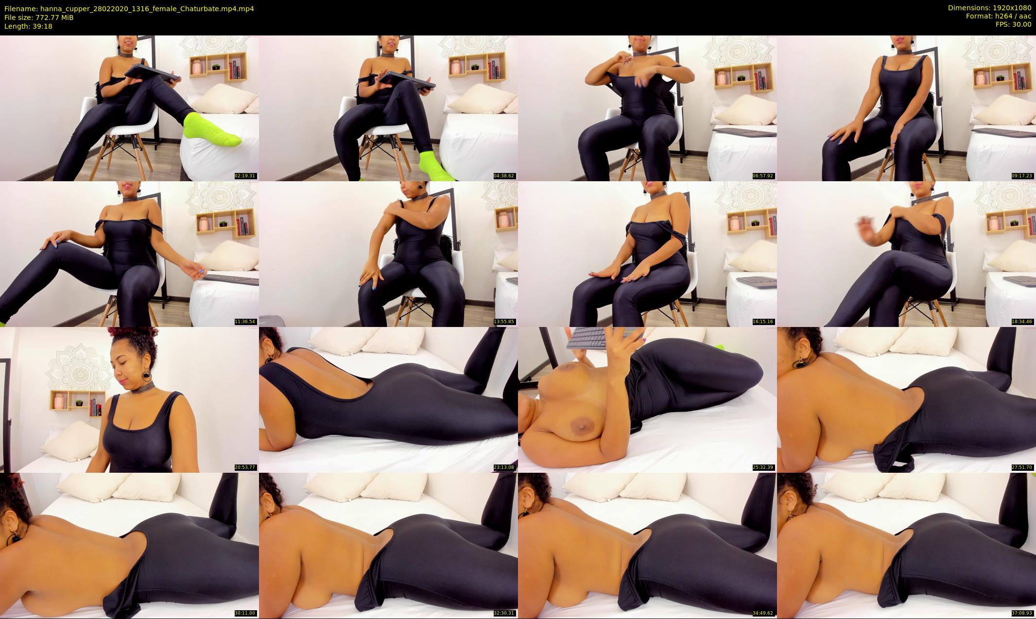 hanna_cupper — 40 minute Chaturbate female cam show recording, 1080p, Feb 28, 2020