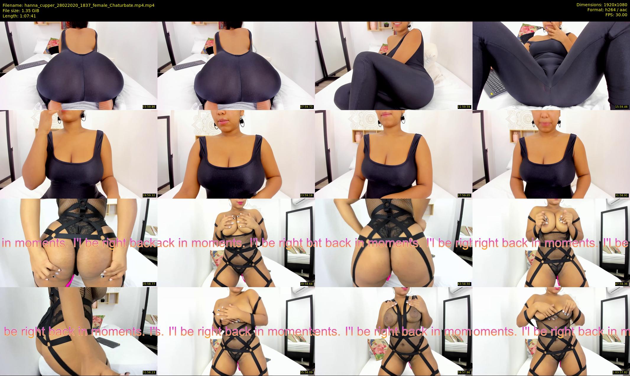hanna_cupper — 68 minute Chaturbate female cam show recording, 1080p, Feb 28, 2020