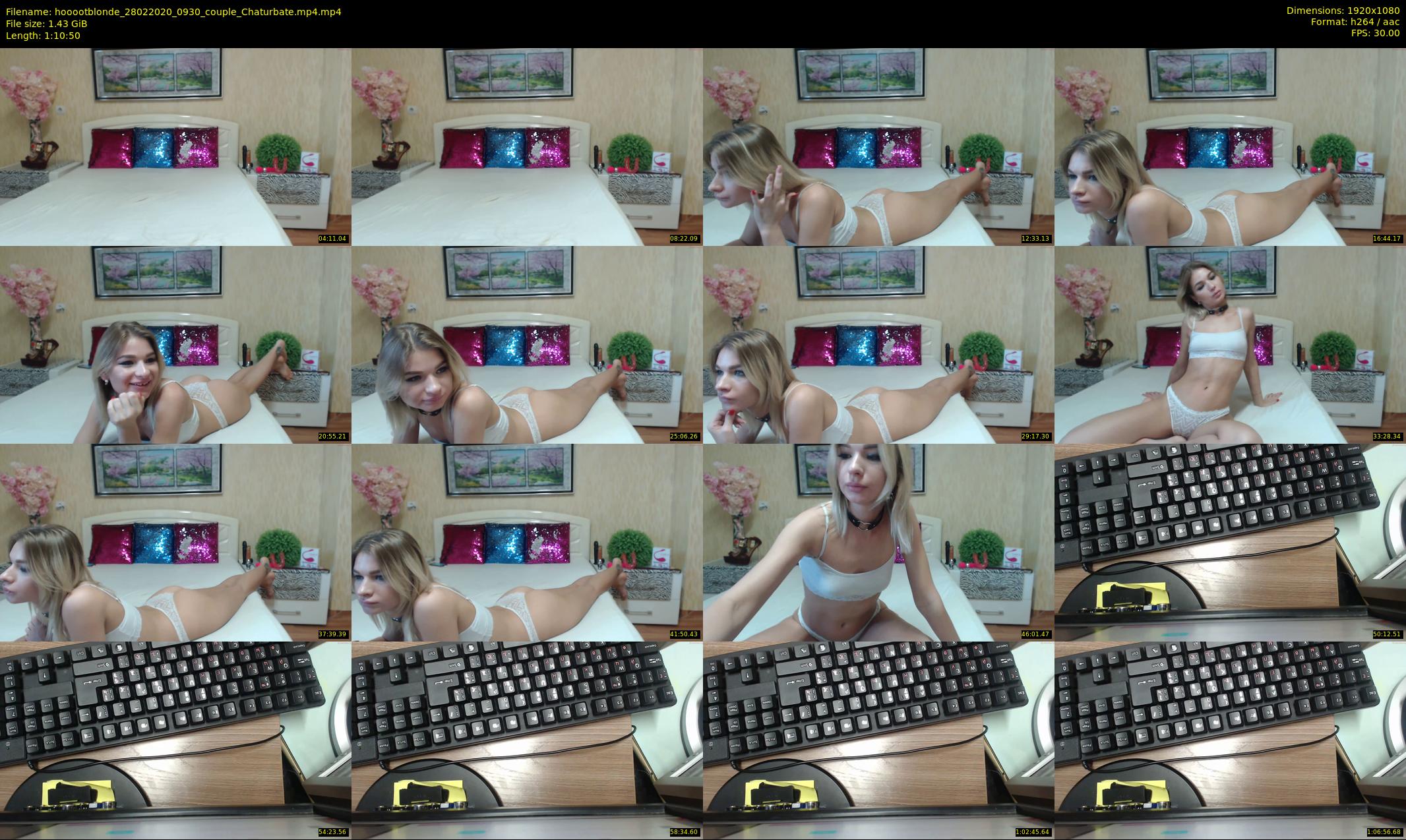 hooootblonde — 71 minute Chaturbate female cam show recording, 1080p, Feb 28, 2020