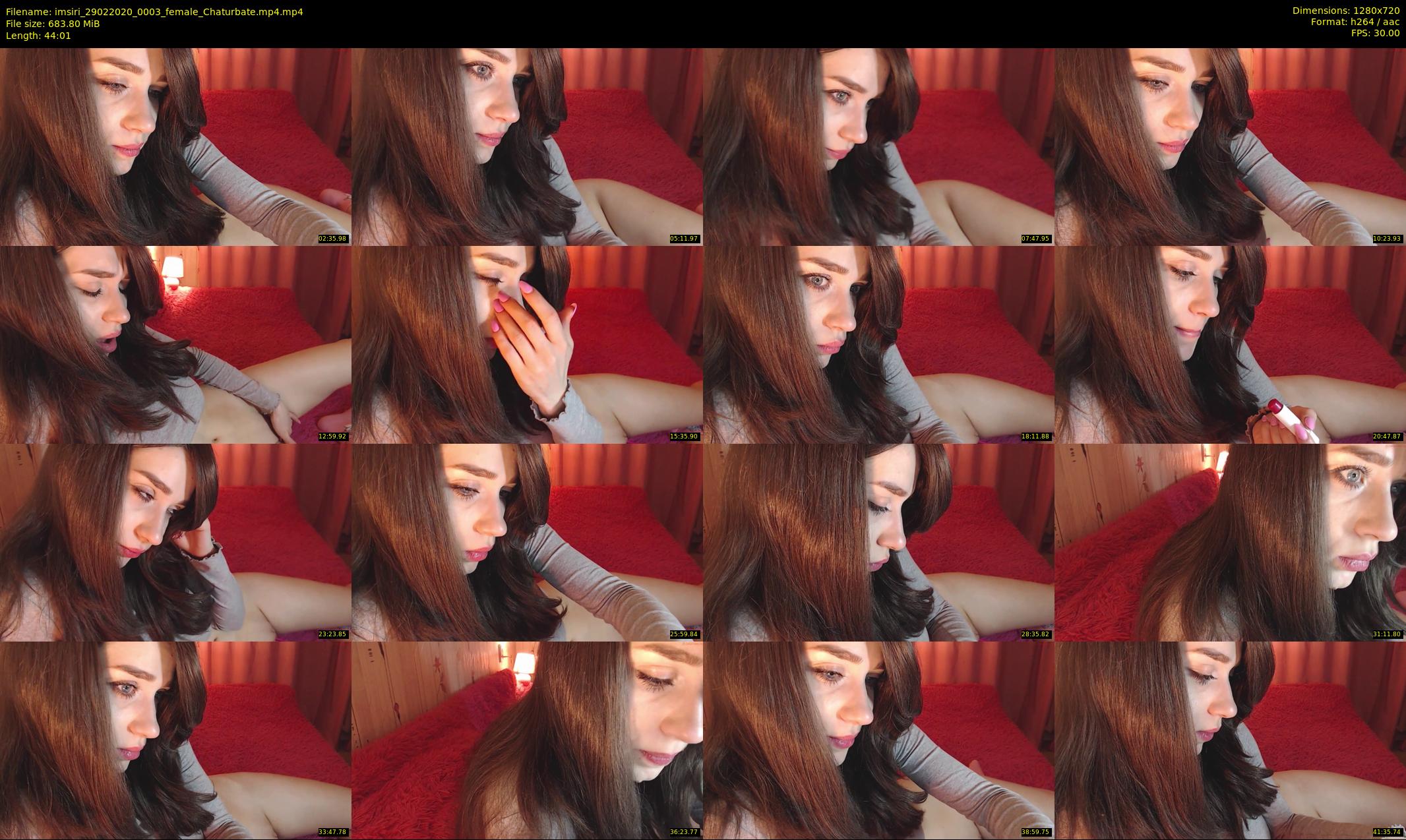 imsiri — 45 minute Chaturbate female cam show recording, 720p, Feb 29, 2020