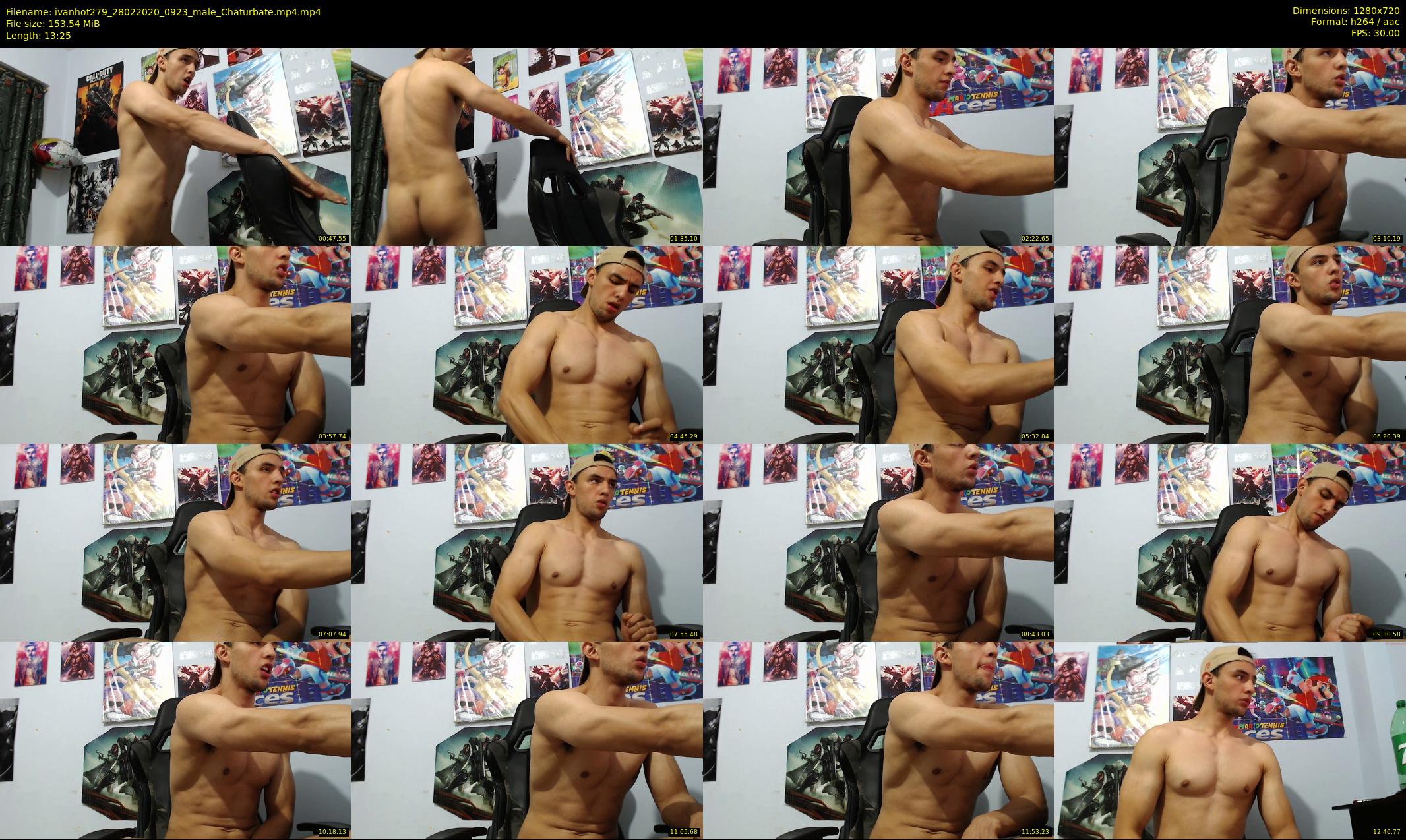 ivanhot279 — 14 minute Chaturbate male cam show recording, 720p, Feb 28, 2020