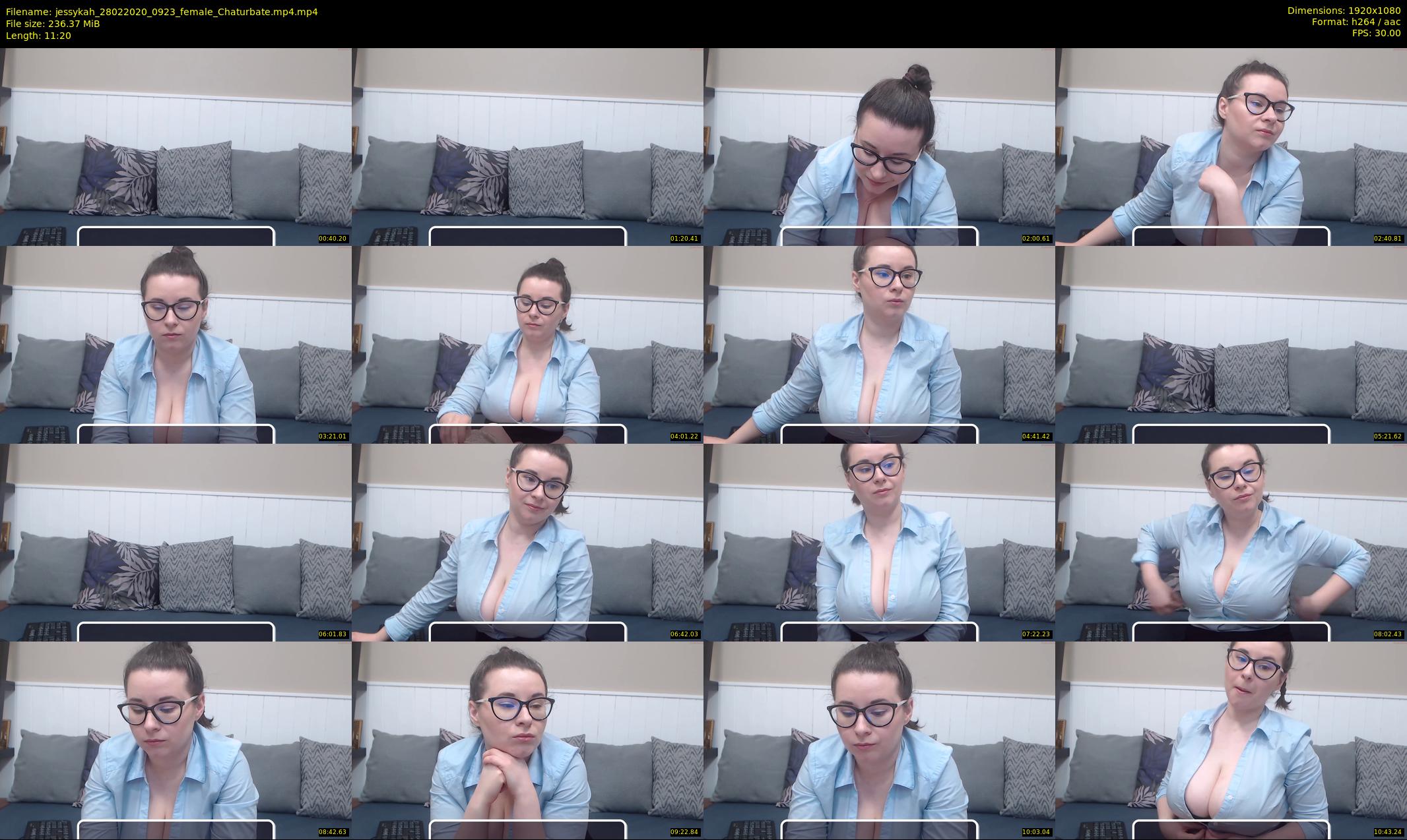 jessykah — 12 minute Chaturbate female cam show recording, 1080p, Feb 28, 2020