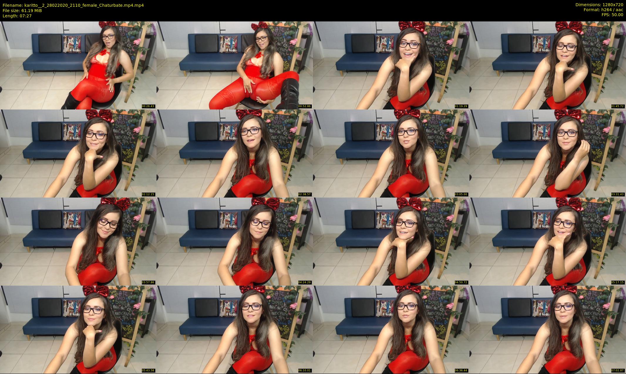 karitto__2 — 8 minute Chaturbate female cam show recording, 720p, Feb 28, 2020