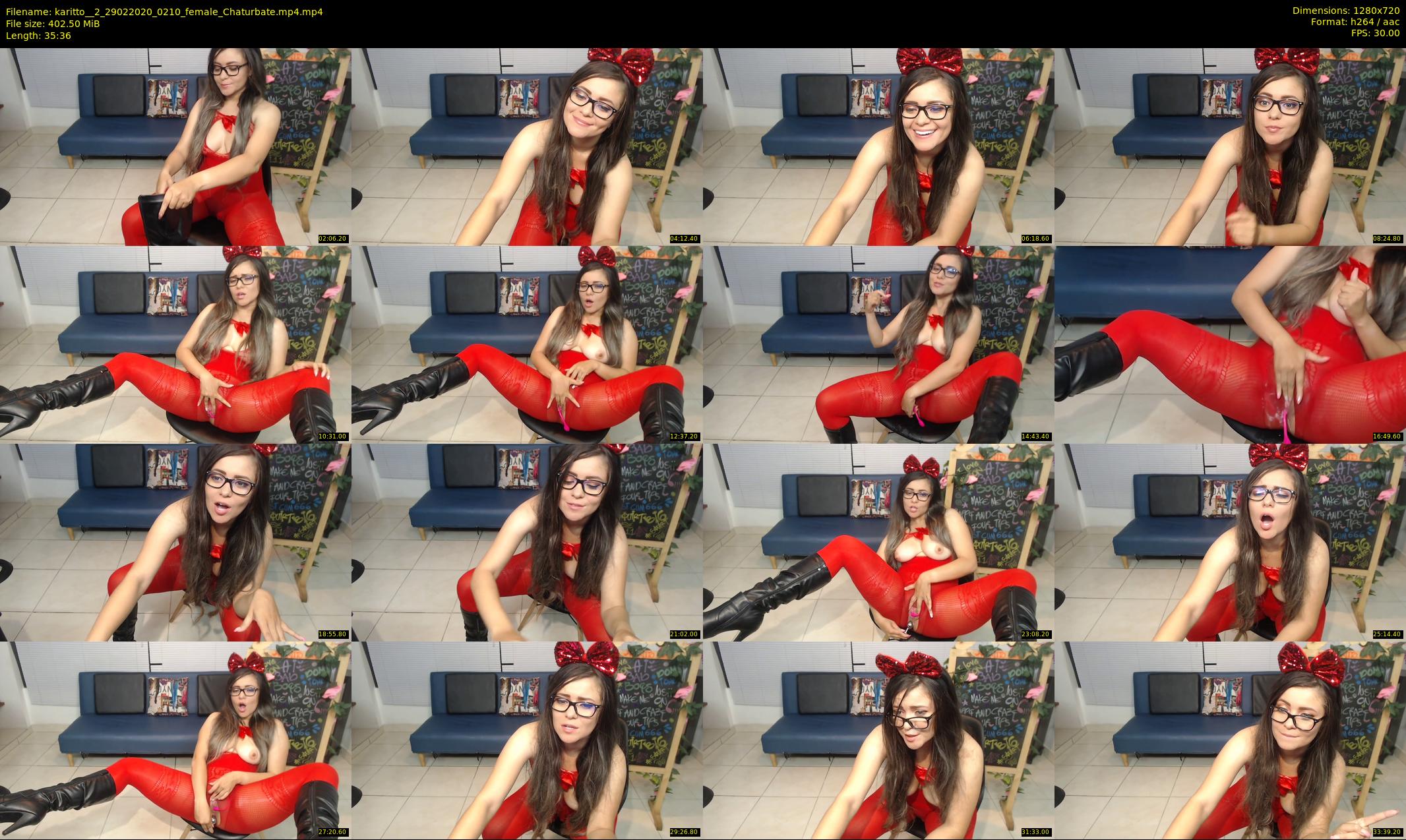 karitto__2 — 36 minute Chaturbate female cam show recording, 720p, Feb 29, 2020
