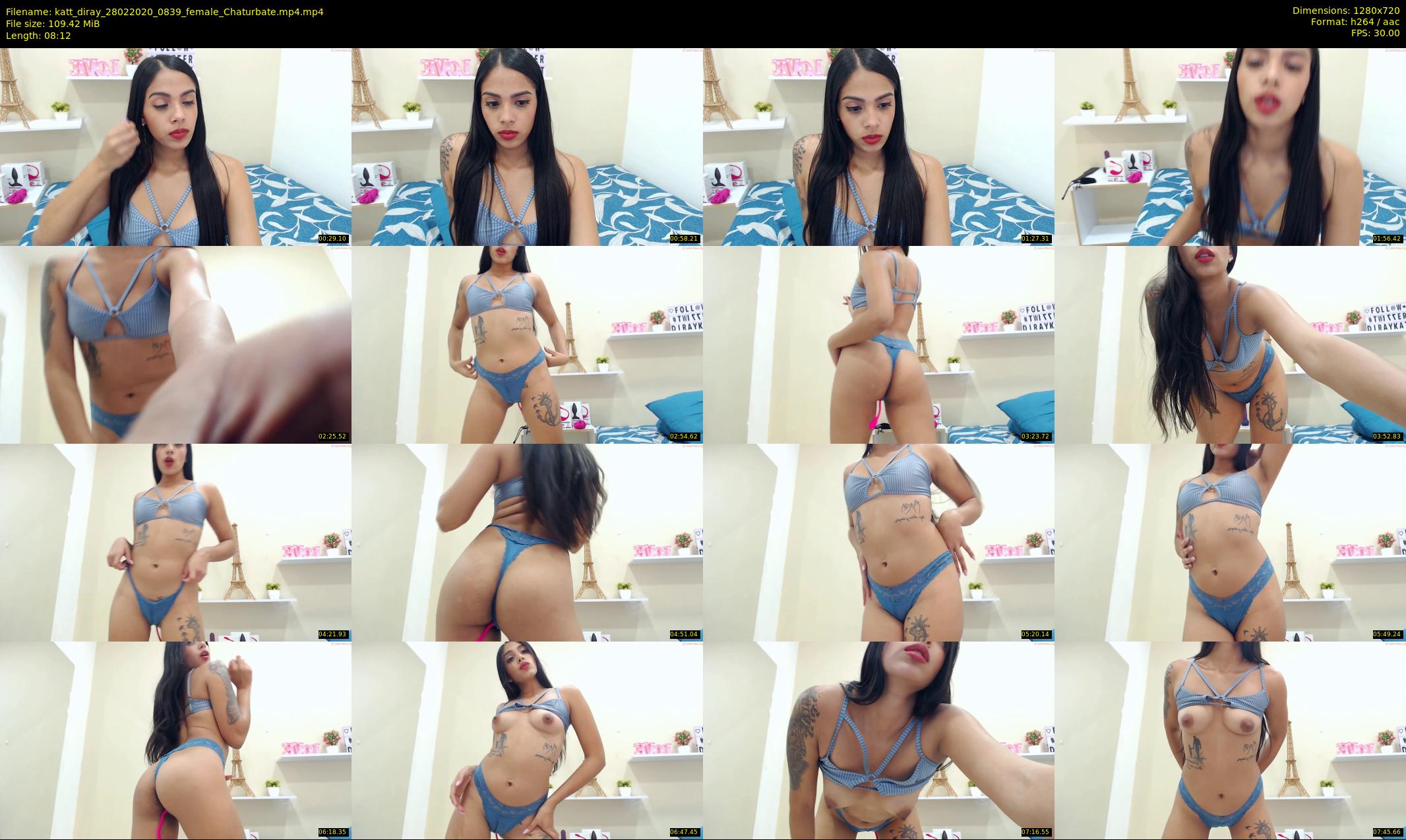 katt_diray — 9 minute Chaturbate couple cam show recording, 720p, Feb 28, 2020