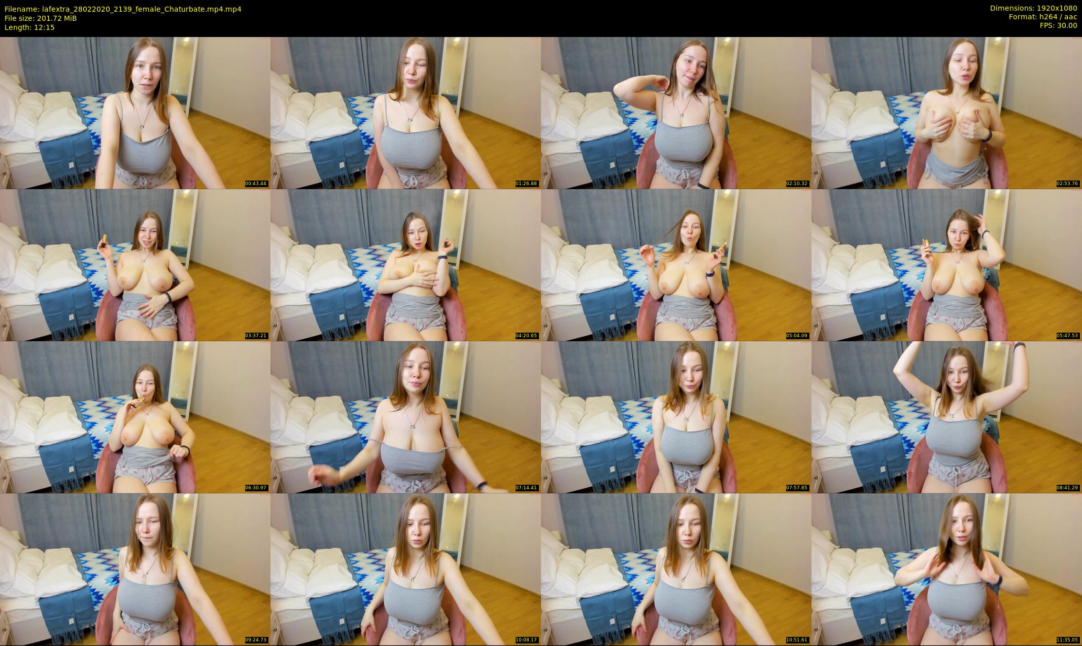 lafextra — 13 minute Chaturbate female cam show recording, 1080p, Feb 28, 2020
