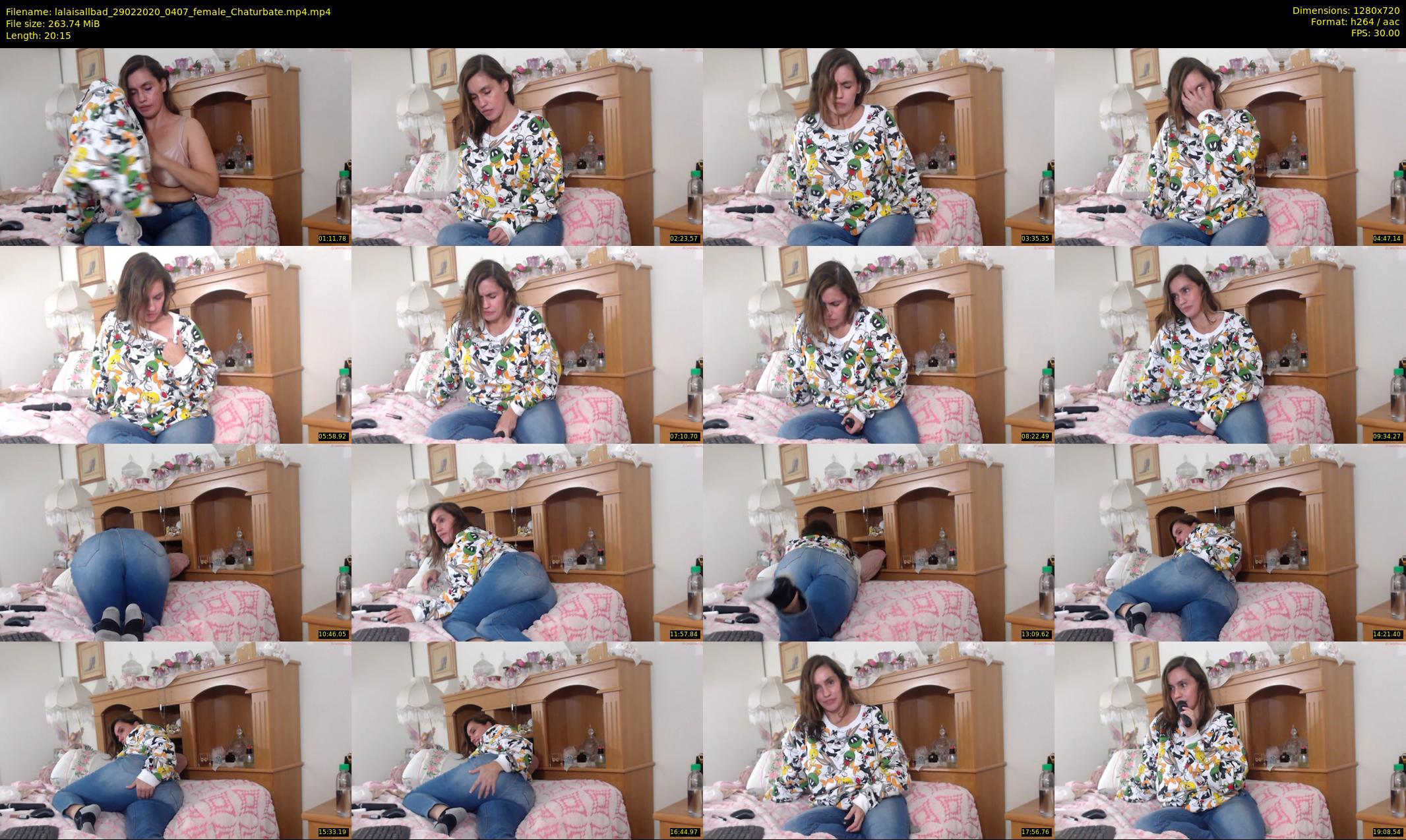 lalaisallbad — 21 minute Chaturbate female cam show recording, 720p, Feb 29, 2020