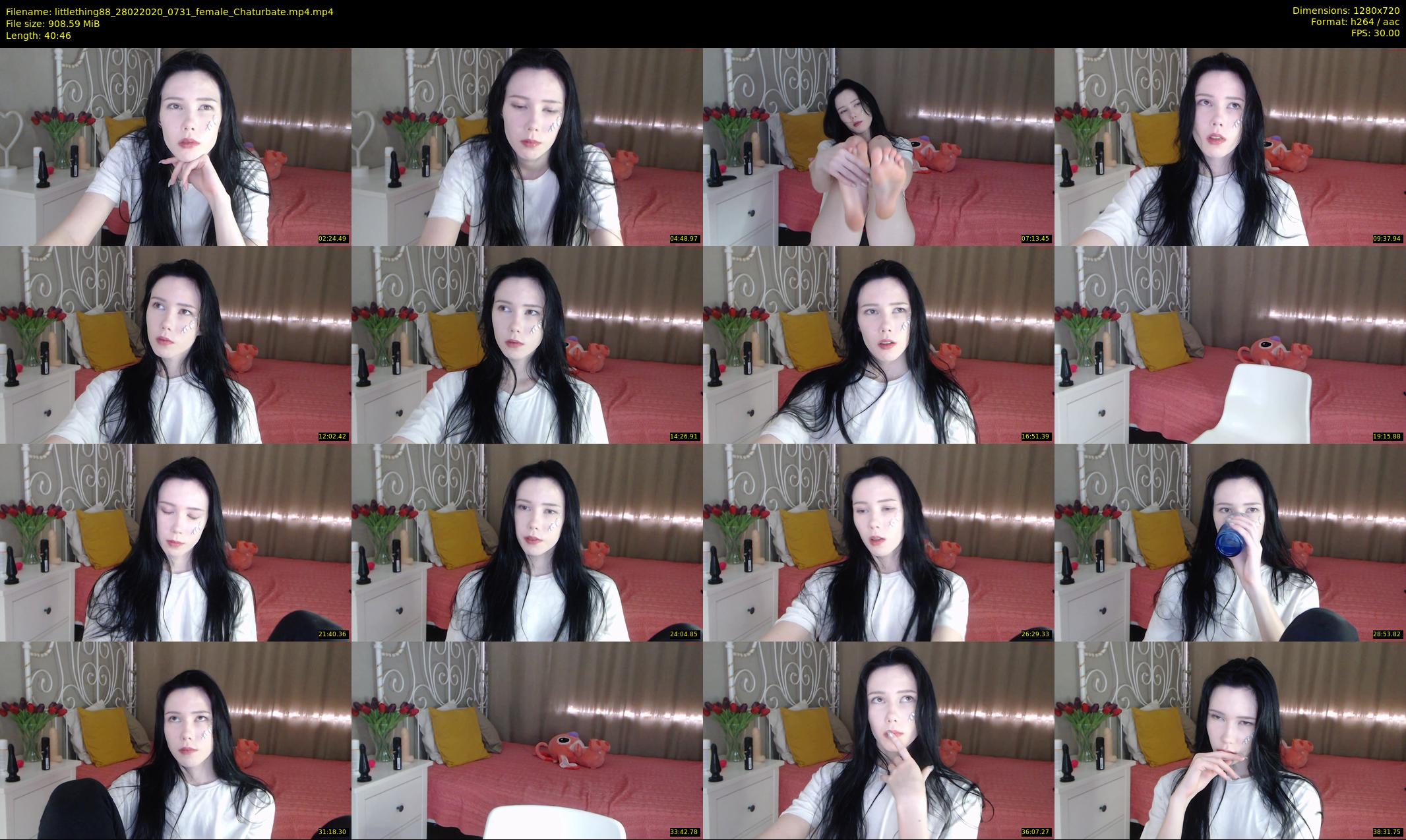 littlething88 — 41 minute Chaturbate female cam show recording, 720p, Feb 28, 2020